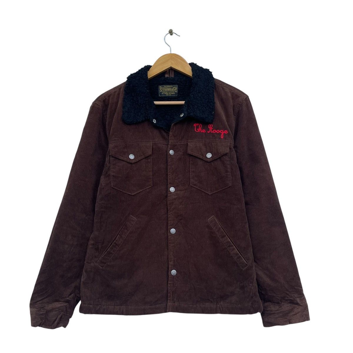 Vintage 💥Vintage Stooge & Go Corduroy Sherpa Jacket Size US M / EU 48-50 / 2 - 2 Thumbnail