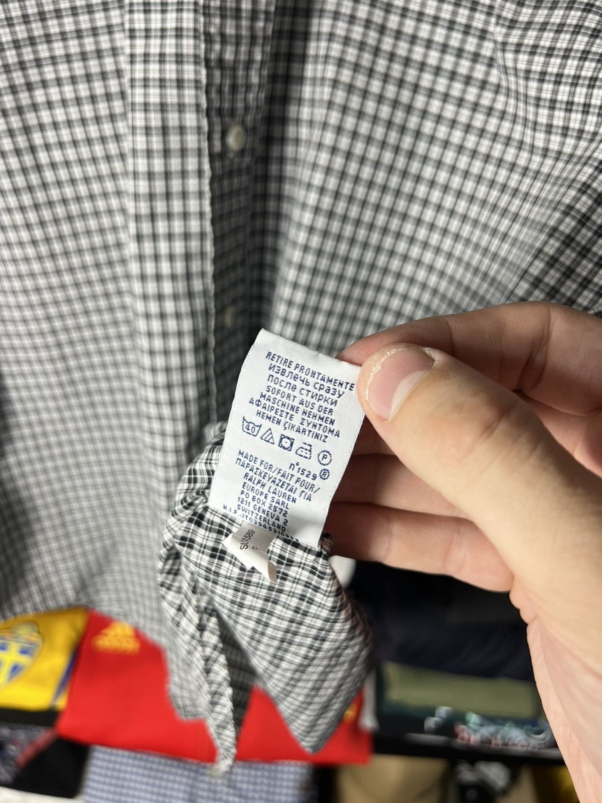 Polo Ralph Lauren 👔 Polo Ralph Lauren Button Down Check Shirt Size L Size US L / EU 52-54 / 3 - 6 Thumbnail