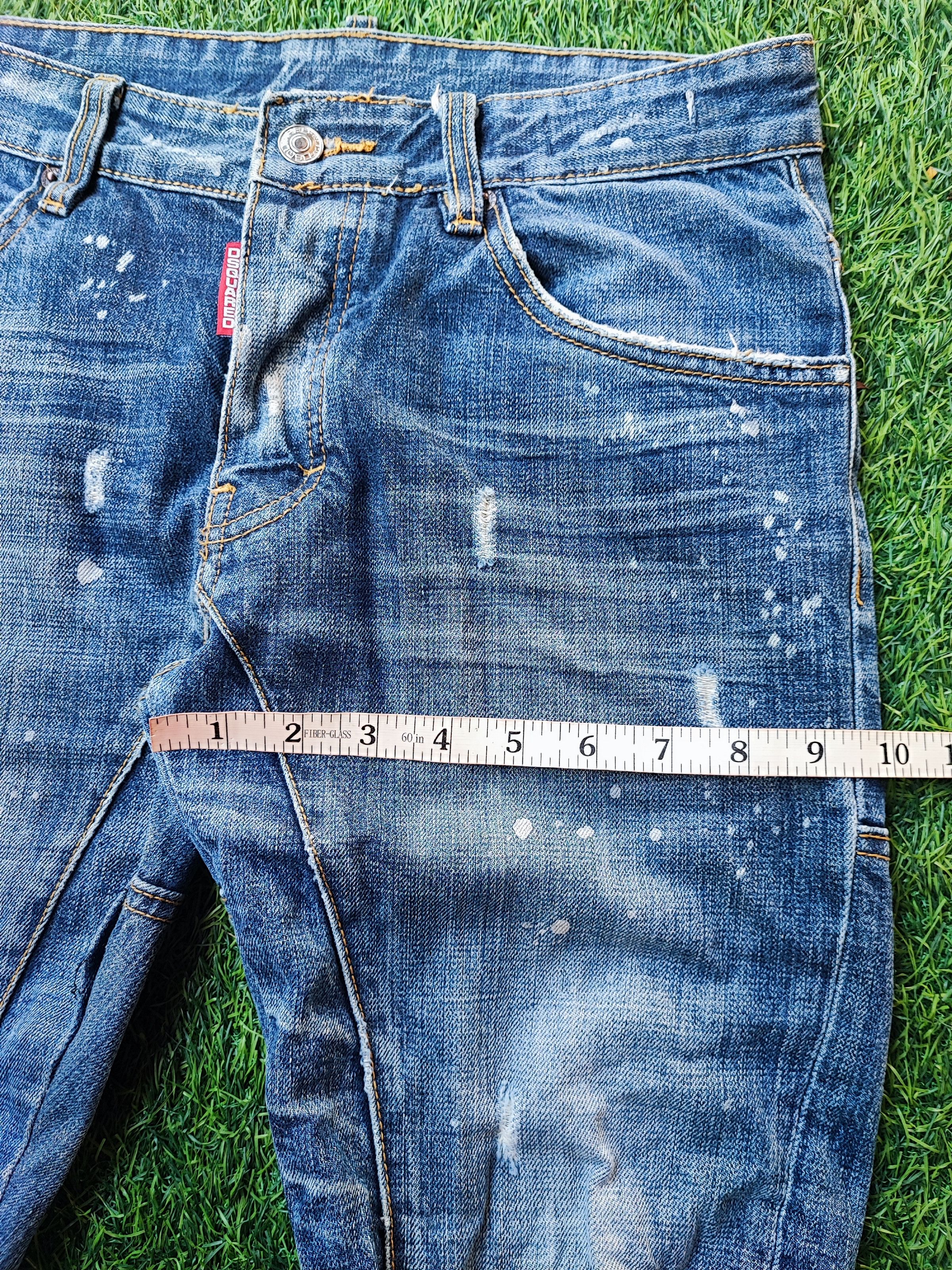 Dsquared2 Dsquared2 Thrashed Distressed Jeans ERD Grunge Chrome Size US 31 - 9 Thumbnail