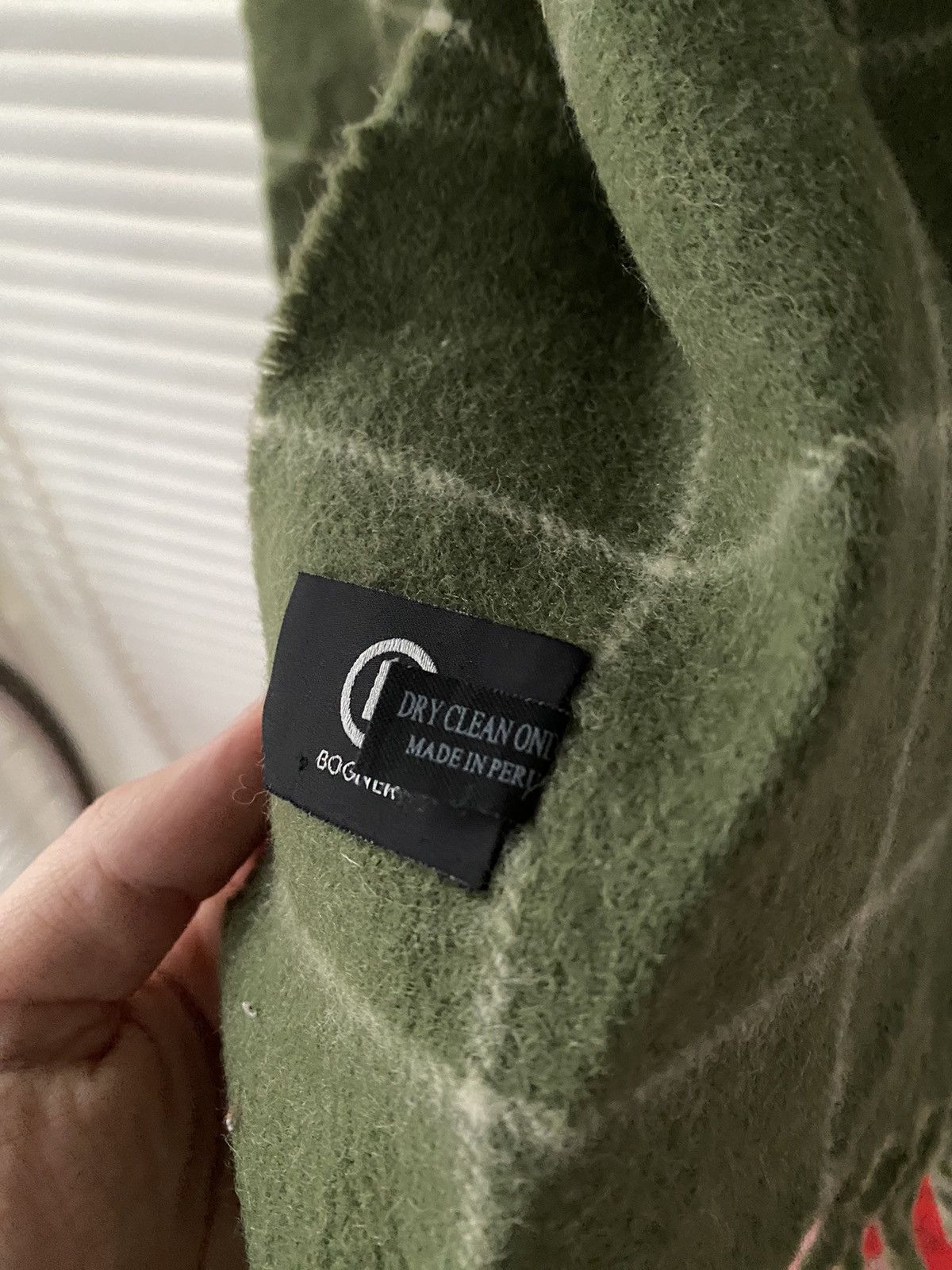 Bogner × Designer Bogner Rare Logo Baby Alpaca Wool Scarf Size ONE SIZE - 5 Thumbnail