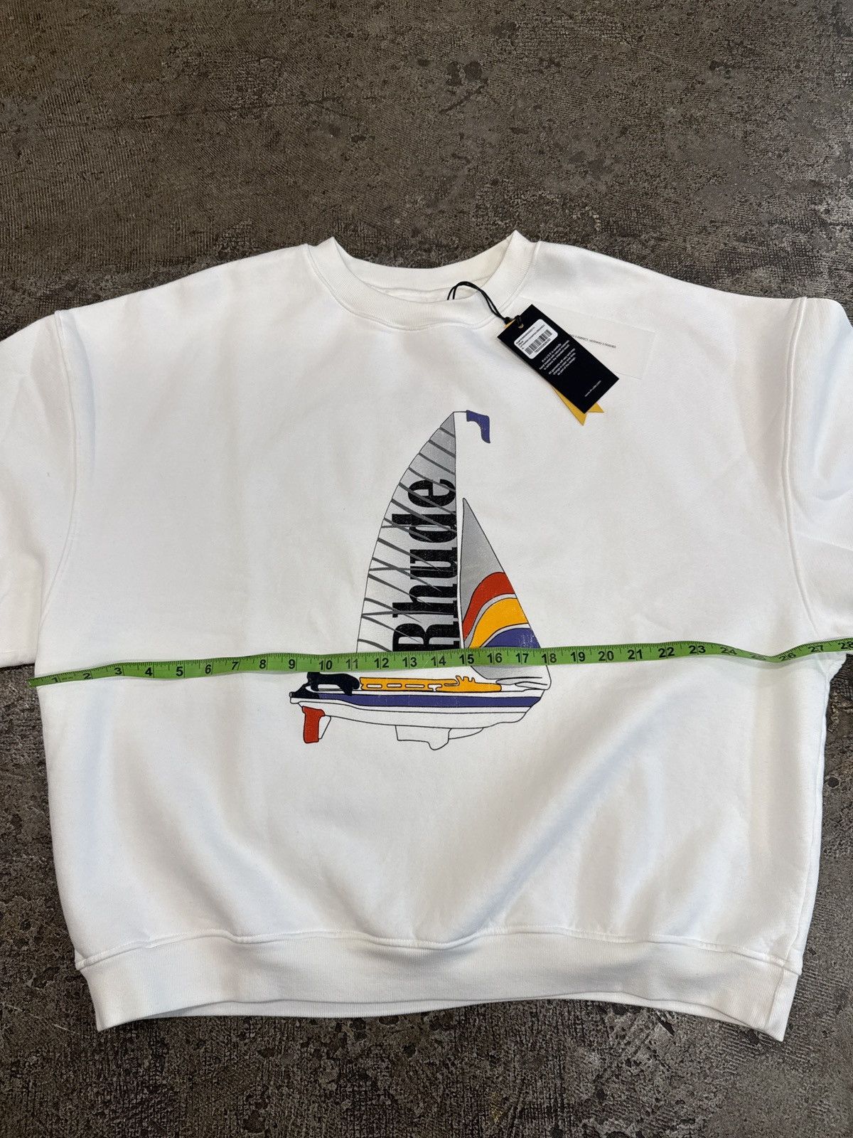 Rhude Rhude Catamaran Champion Crewneck Size US XL / EU 56 / 4 - 7 Thumbnail