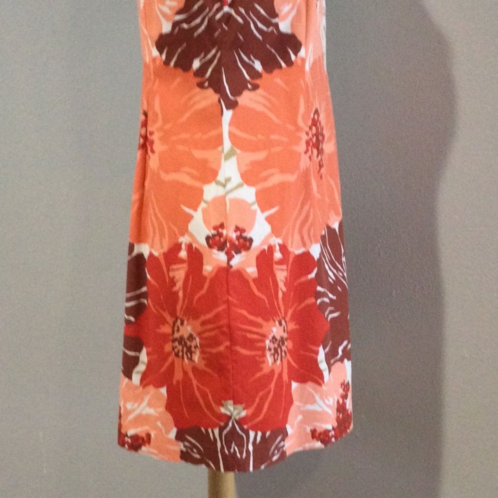 Other Talbots Lined White/Floral Midi Shift Dress Size 12 Size XL / US 12-14 / IT 48-50 - 6 Thumbnail