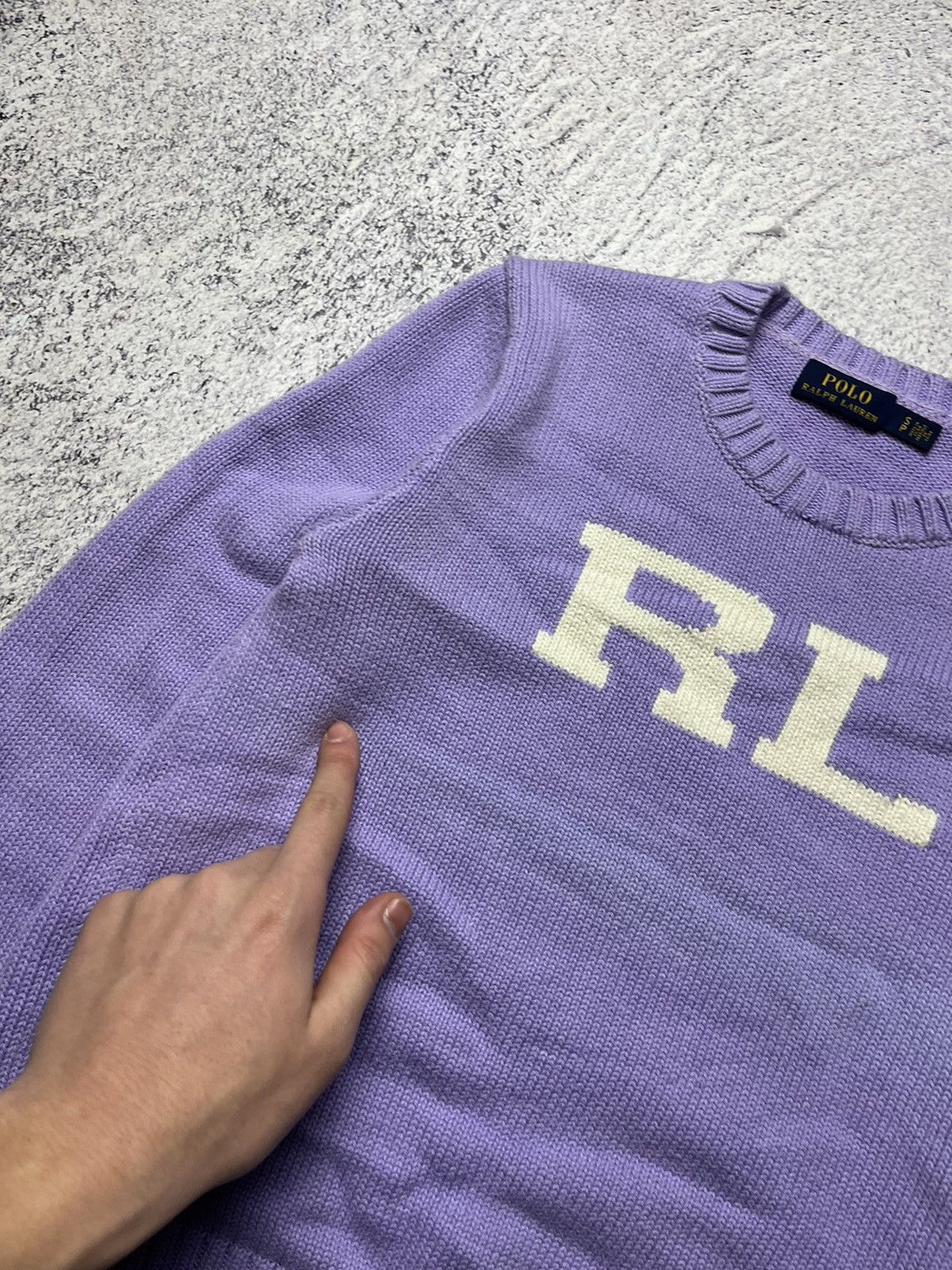 Polo Ralph Lauren Vintage Polo Ralph Lauren Sweater Big Logo Y2K Size S / US 4 / IT 40 - 7 Thumbnail