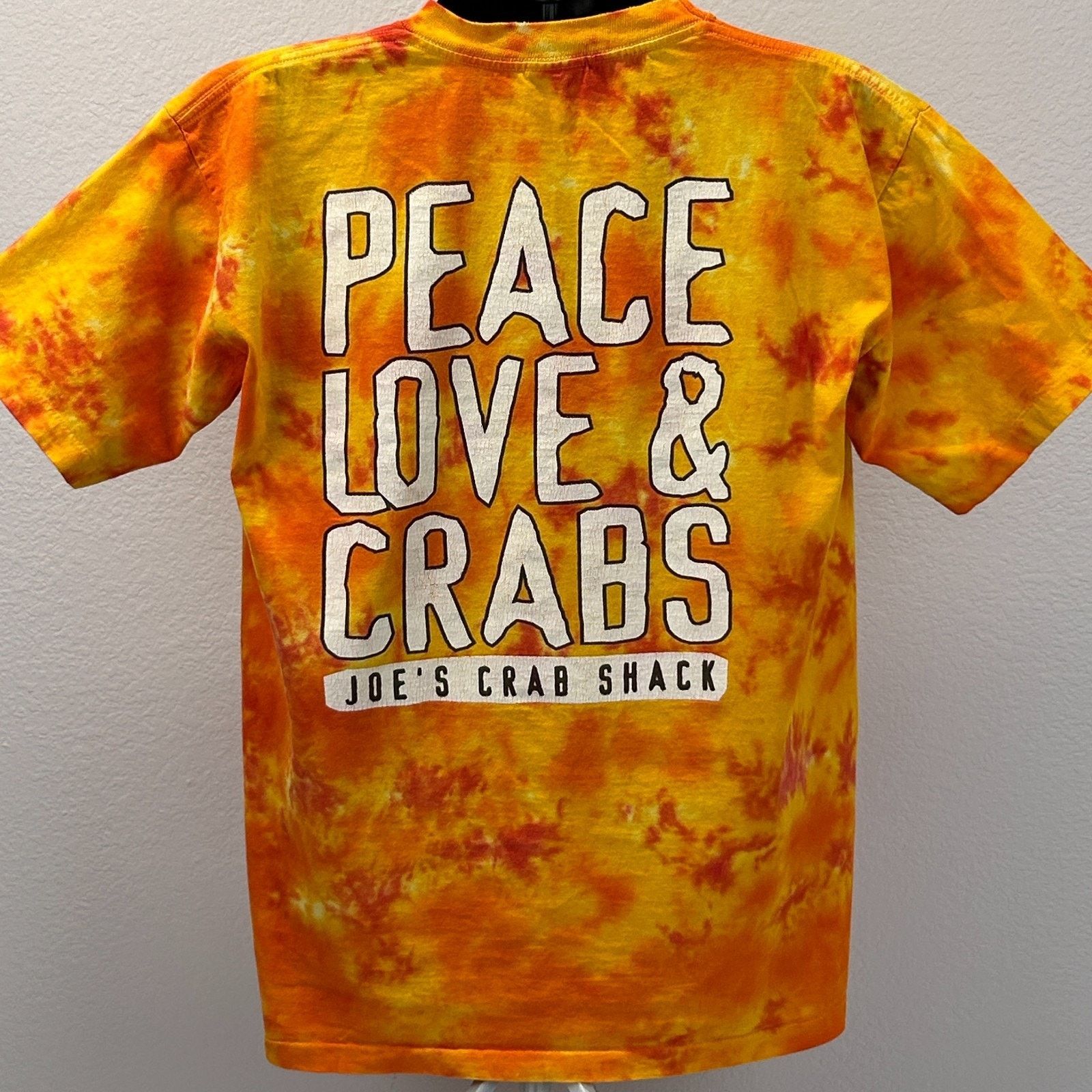Vintage Vintage Joes Crab Shack T Shirt Mens L Large Orange 90s Size US L / EU 52-54 / 3 - 3 Thumbnail