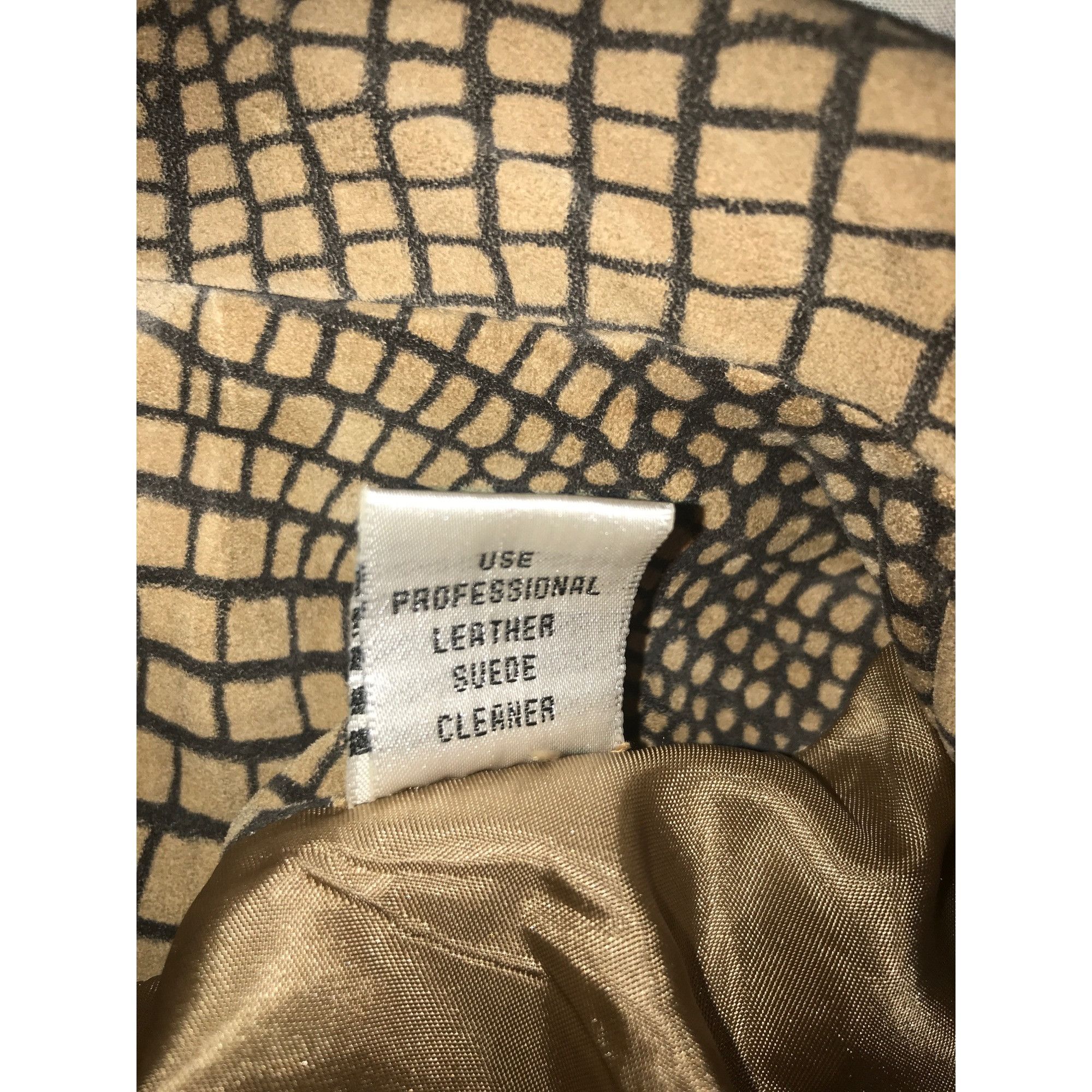 Vintage Vakko Sport Women's Reptile Print Chic Suede Blazer Size XL / US 12-14 / IT 48-50 - 10 Thumbnail