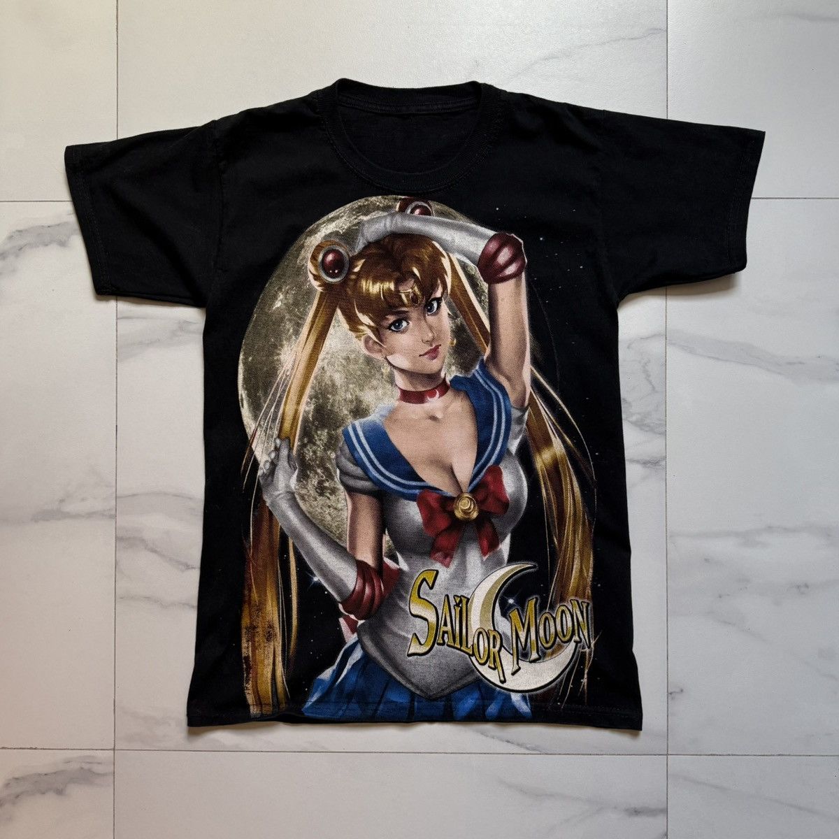 Anime Vintage Sailor Moon Rare Print Tee Size US S / EU 44-46 / 1 - 2 Thumbnail