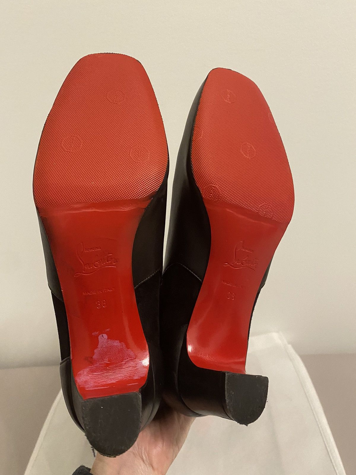 Christian Louboutin Authentic Christian Louboutin leather and suede boots Size US 8 / IT 38 - 7 Thumbnail