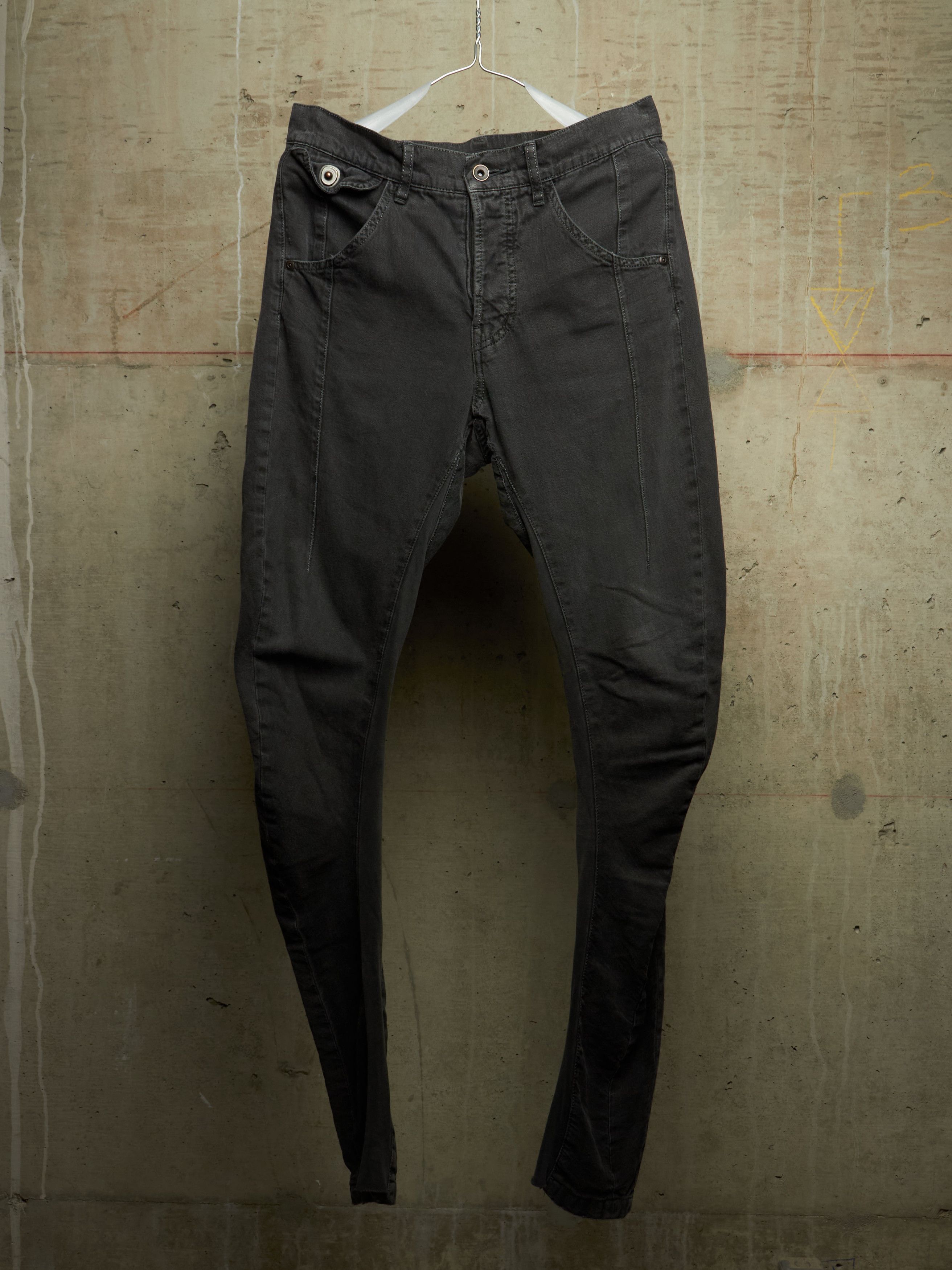 Julius Julius SS12 edge; Waxed Black Knit Denim | Grailed