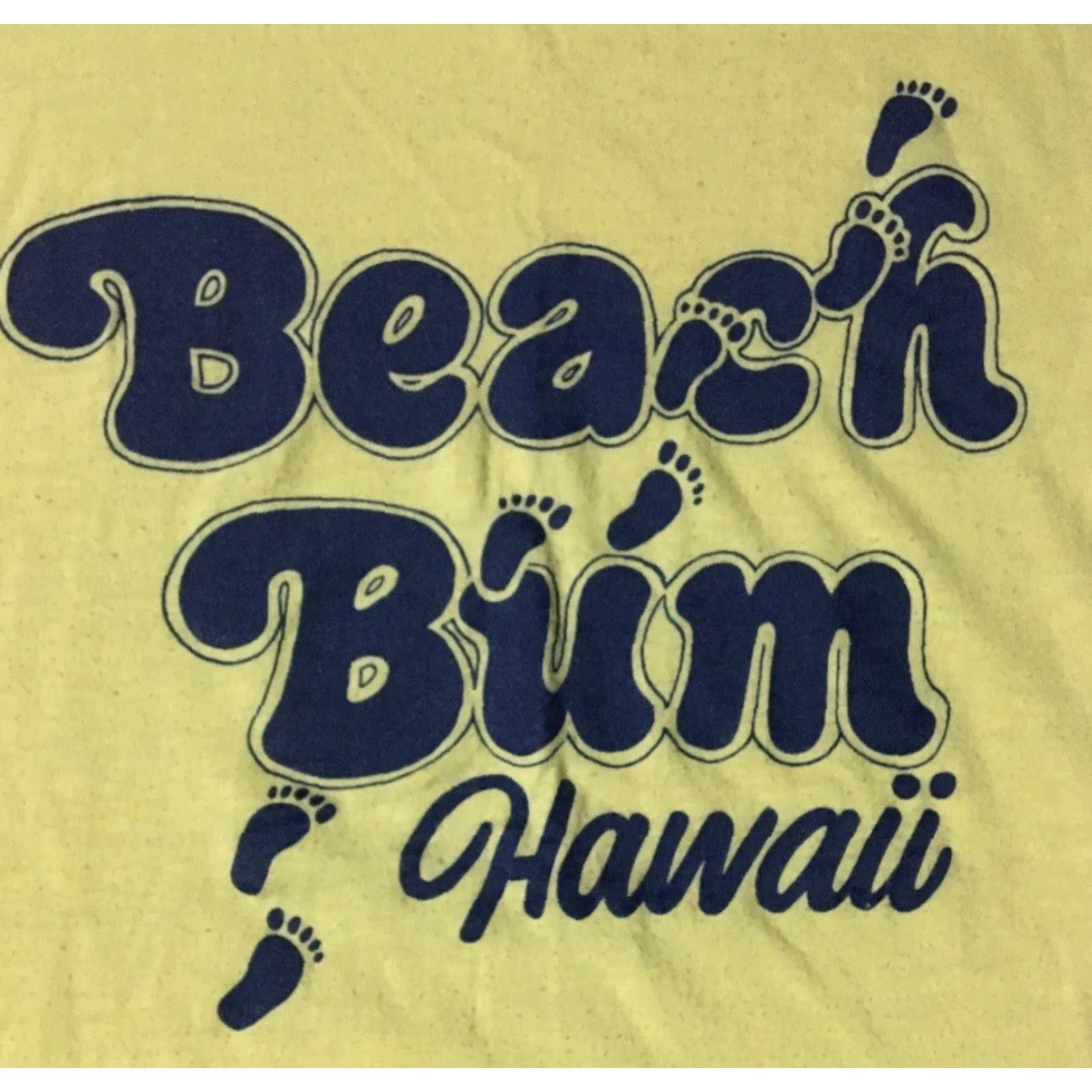 Vintage VINTAGE Hawaii Beach Bum Faded Shirt S USA Yellow Short Sleeve T-Shirt Graphic Tee Men 70s 80s Grunge Surf Ocean Beach Size US S / EU 44-46 / 1 - 2 Thumbnail