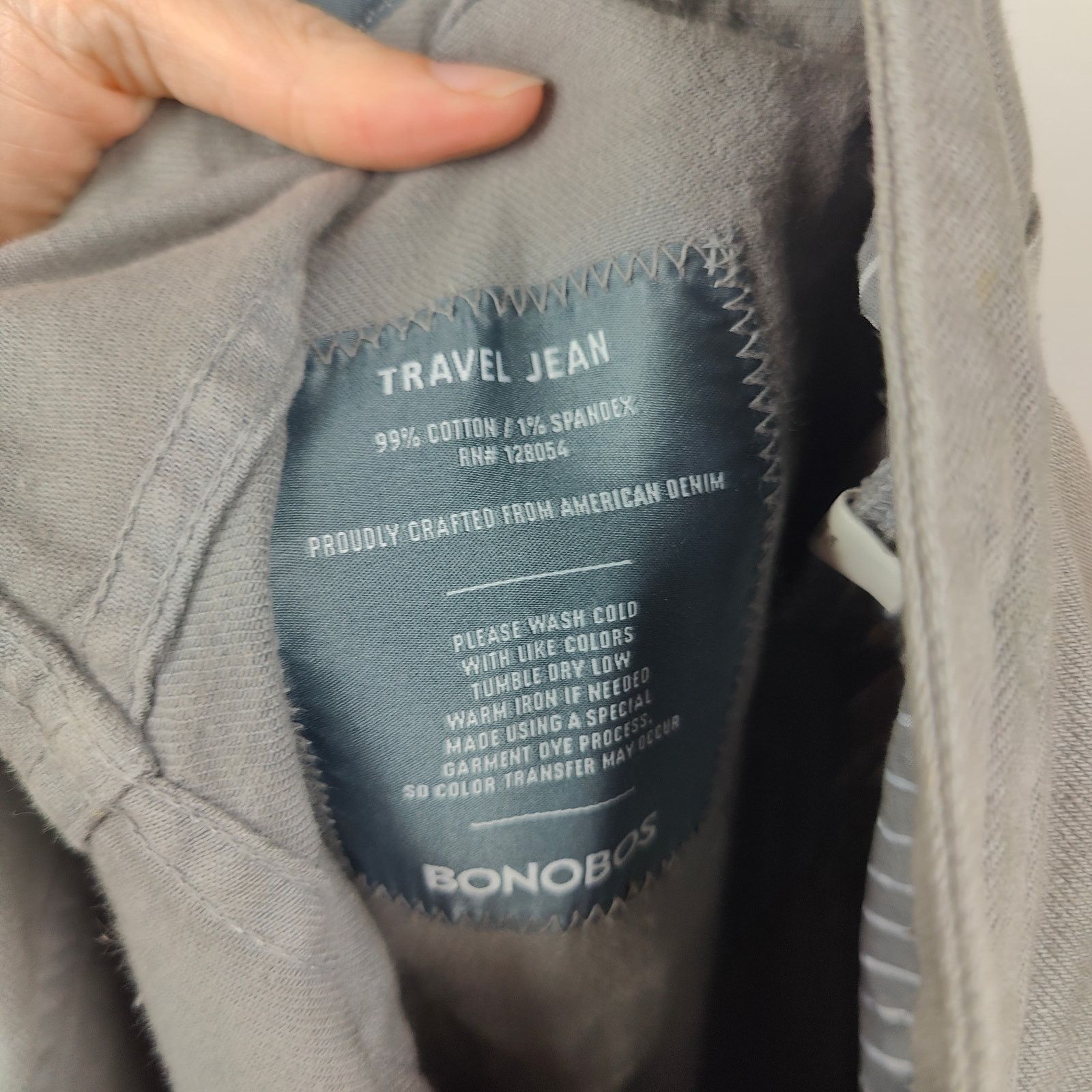 Bonobos Bonobos Travel Jeans Mens 30x34 Gray Preppy Casual Stretch Size US 30 / EU 46 - 10 Thumbnail