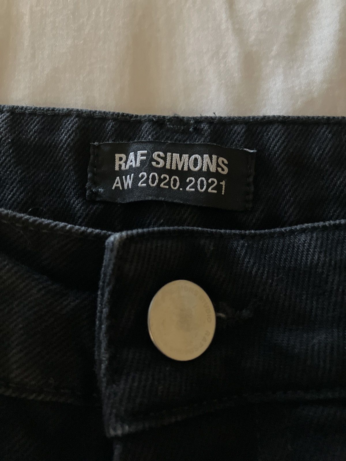 Raf Simons Raf Simons Cropped Denim Pants With Zipped Pocket Size US 32 / EU 48 - 3 Thumbnail