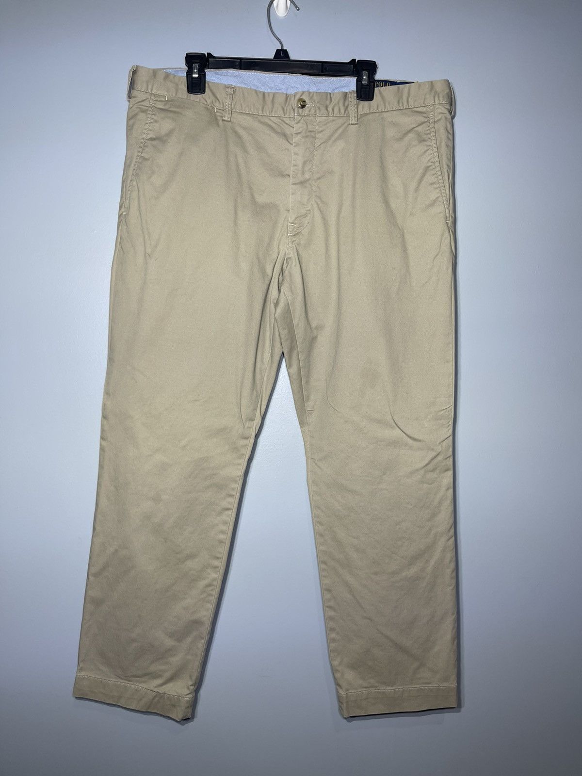 Polo Ralph Lauren Polo Ralph Lauren Pants 40x30 Khaki Chino Stretch Slim Fit Size US 40 / EU 56 - 2 Thumbnail