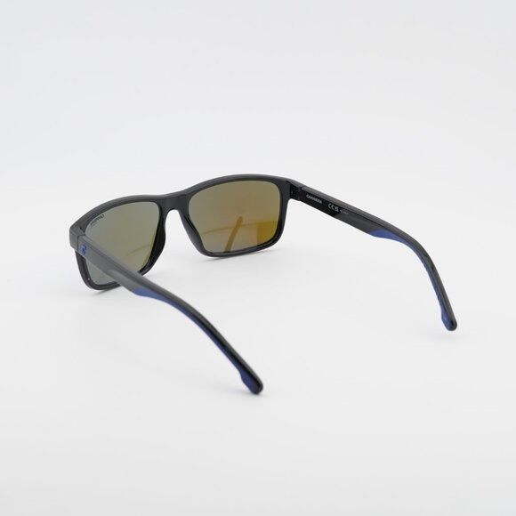 Carrera CARRERA 2047T/S 0D51 Z0 Sunglasses Black/Blue Rectangle Size ONE SIZE - 4 Thumbnail