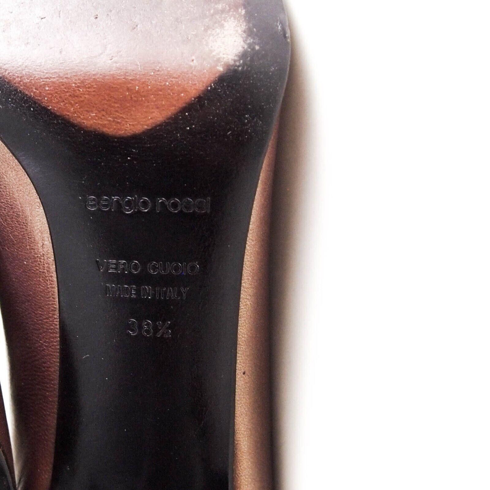 Sergio Rossi Sergio Rossi Heels Gold Brown Pink Leather US 8.5 EU 38.5 Size US 8.5 / IT 38.5 - 8 Thumbnail