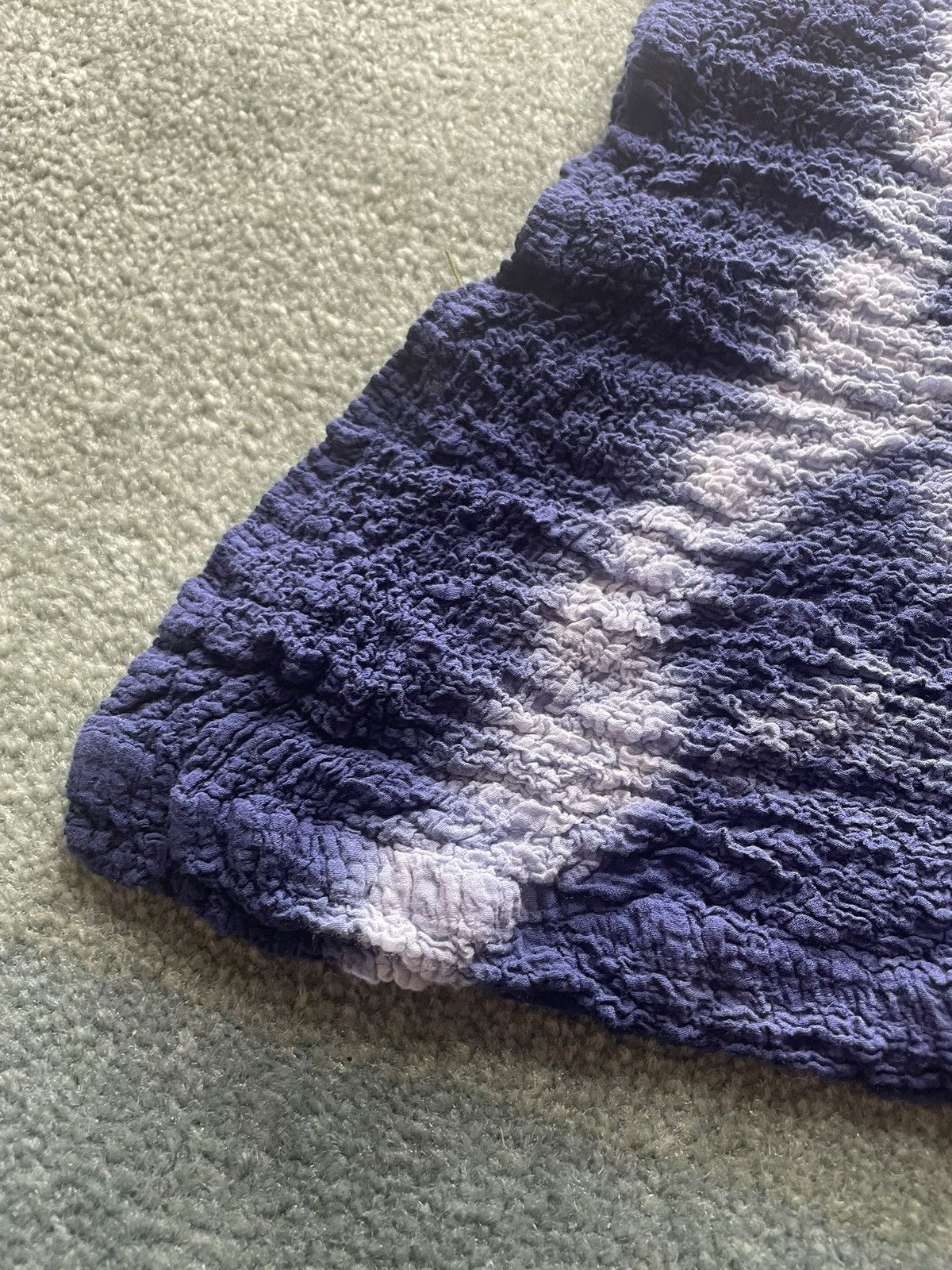 Issey Miyake ISSEY MIYAKE me Tie-dye Cauliflower Sleeveless Dress Indigo Size ONE SIZE - 4 Thumbnail