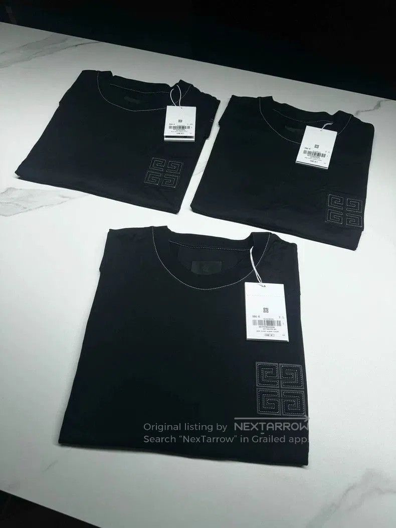 Givenchy GIVENCHY Logo Stitch Short Sleeve Tee. Size US L / EU 52-54 / 3 - 1 Thumbnail