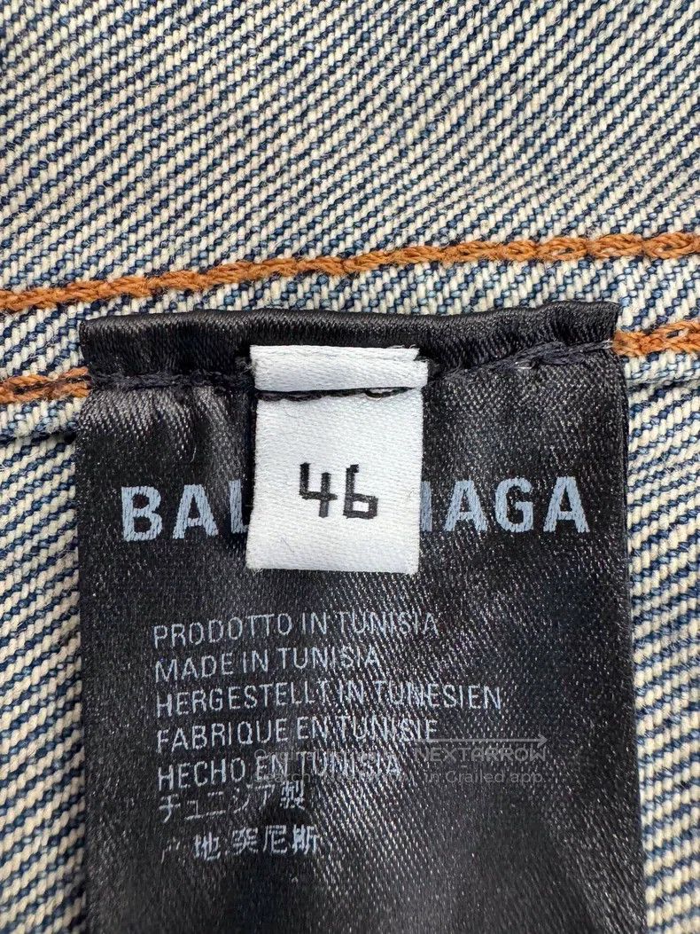 Balenciaga Balenciaga Back Logo Letter Print Single-Breasted Blue Men Size US S / EU 44-46 / 1 - 6 Thumbnail
