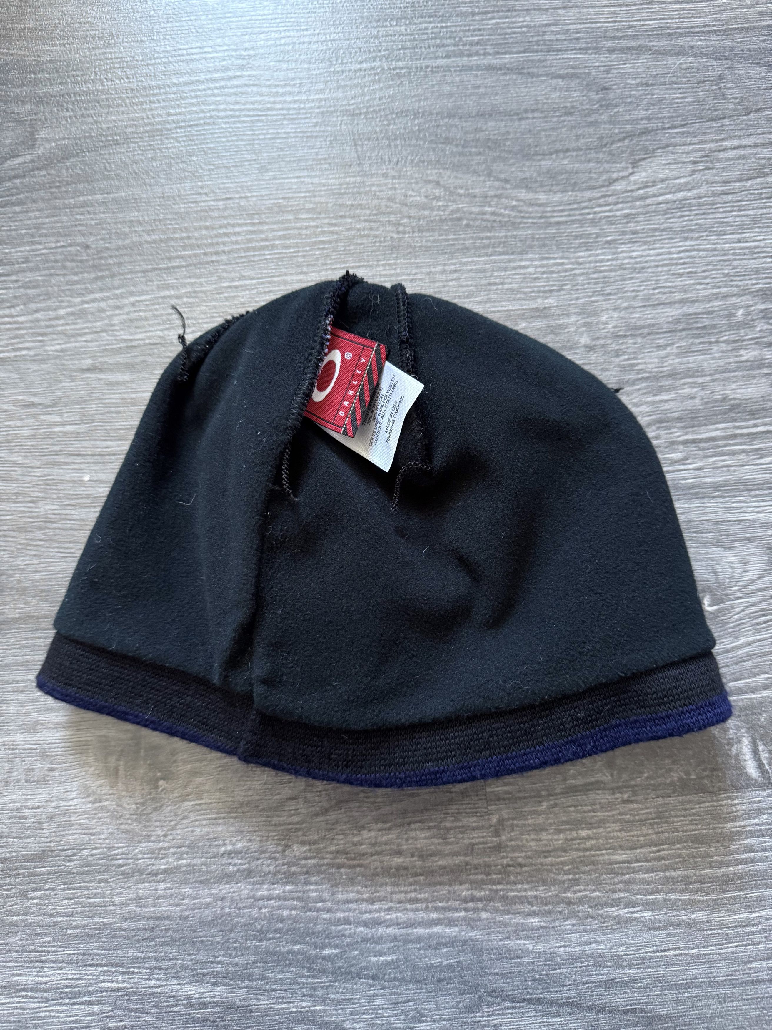 Oakley 00s Vintage Oakley Big Logo beanie hat Size ONE SIZE - 4 Thumbnail