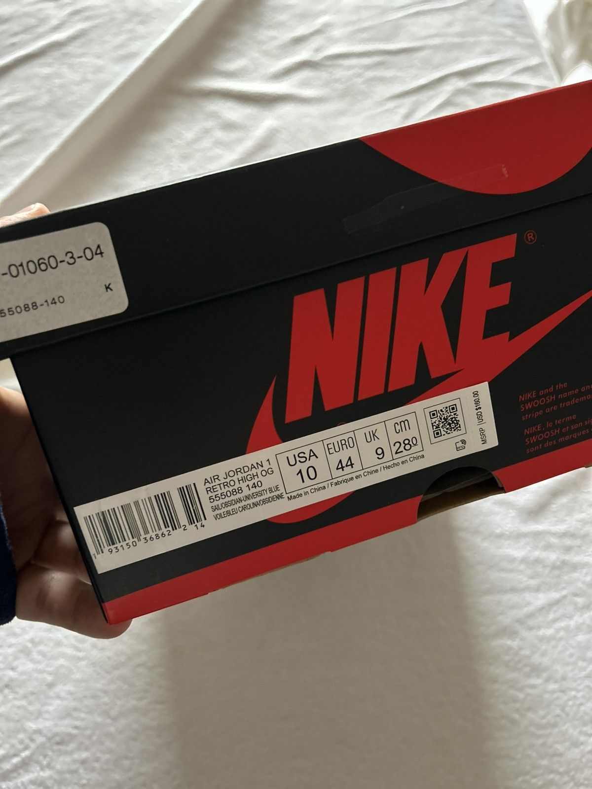 Jordan Brand × Nike Jordan 1 High Obsidian size 10 Size US 10 / EU 43 - 8 Thumbnail