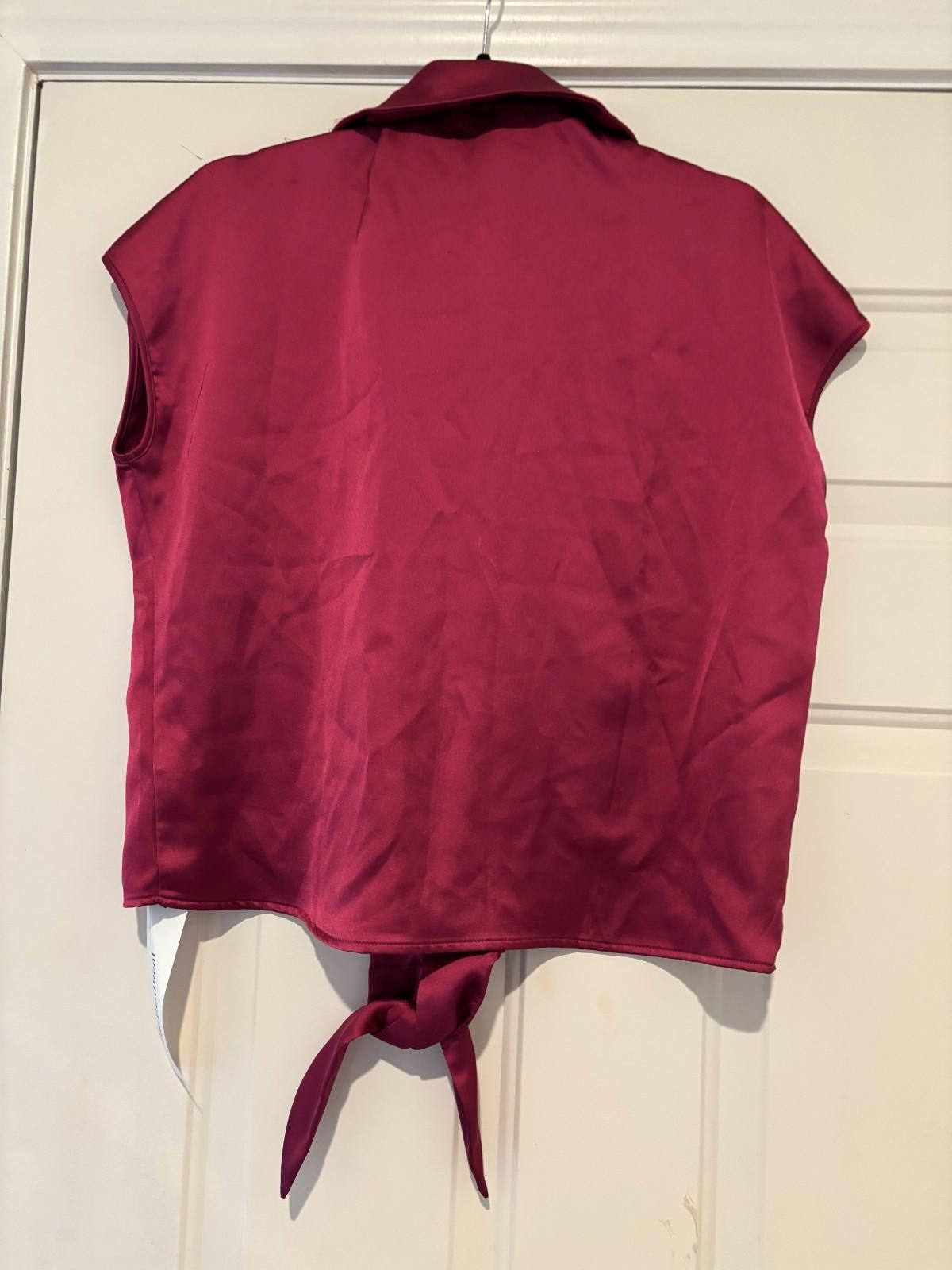 Designer womens Rachael Zoe sz S fuchsia shirt #407 Size S / US 4 / IT 40 - 2 Thumbnail