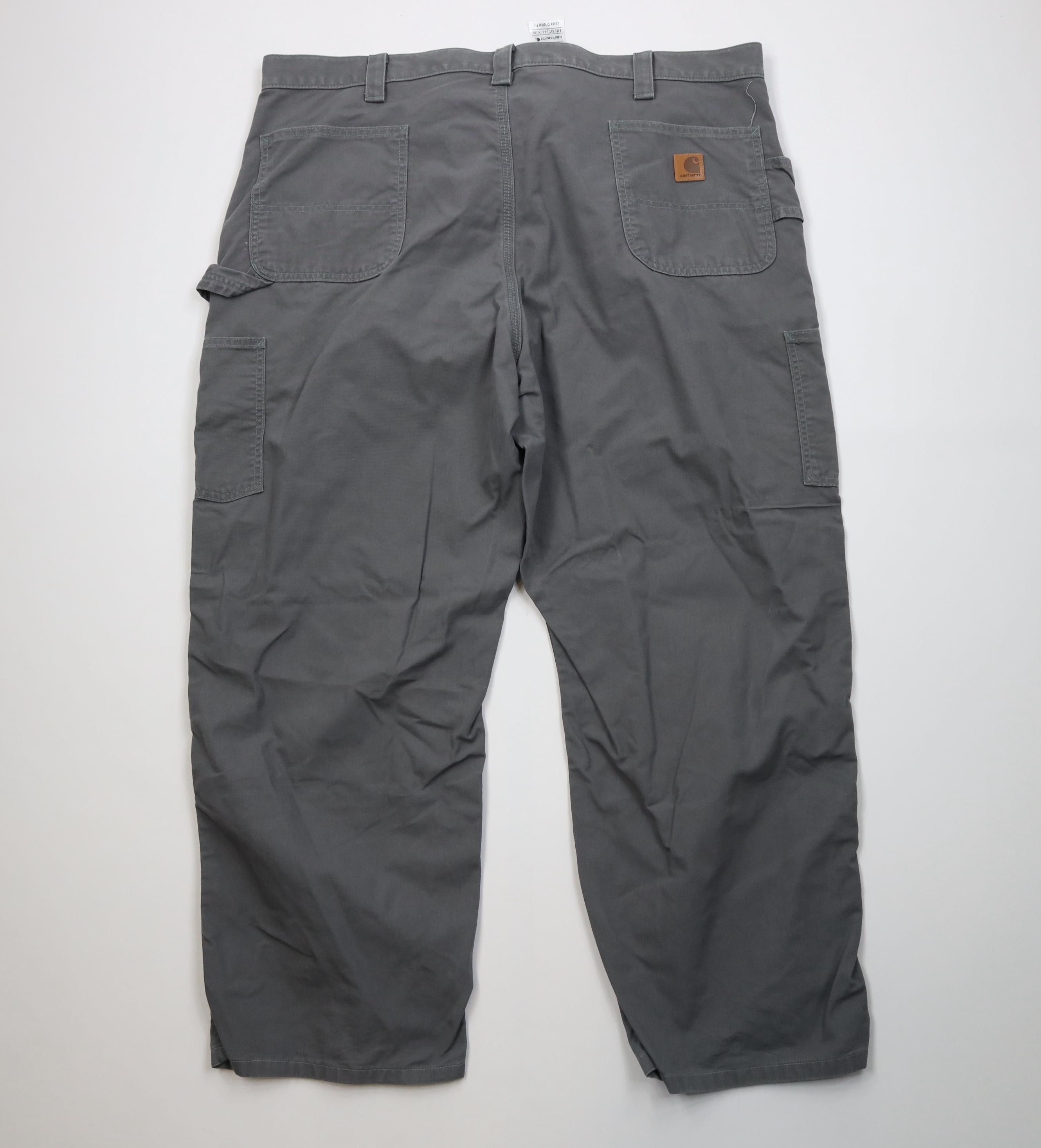 Carhartt Vintage Y2K Carhartt Loose Fit Wide Leg Dungaree Pants Gray Size US 44 / EU 60 - 8 Thumbnail