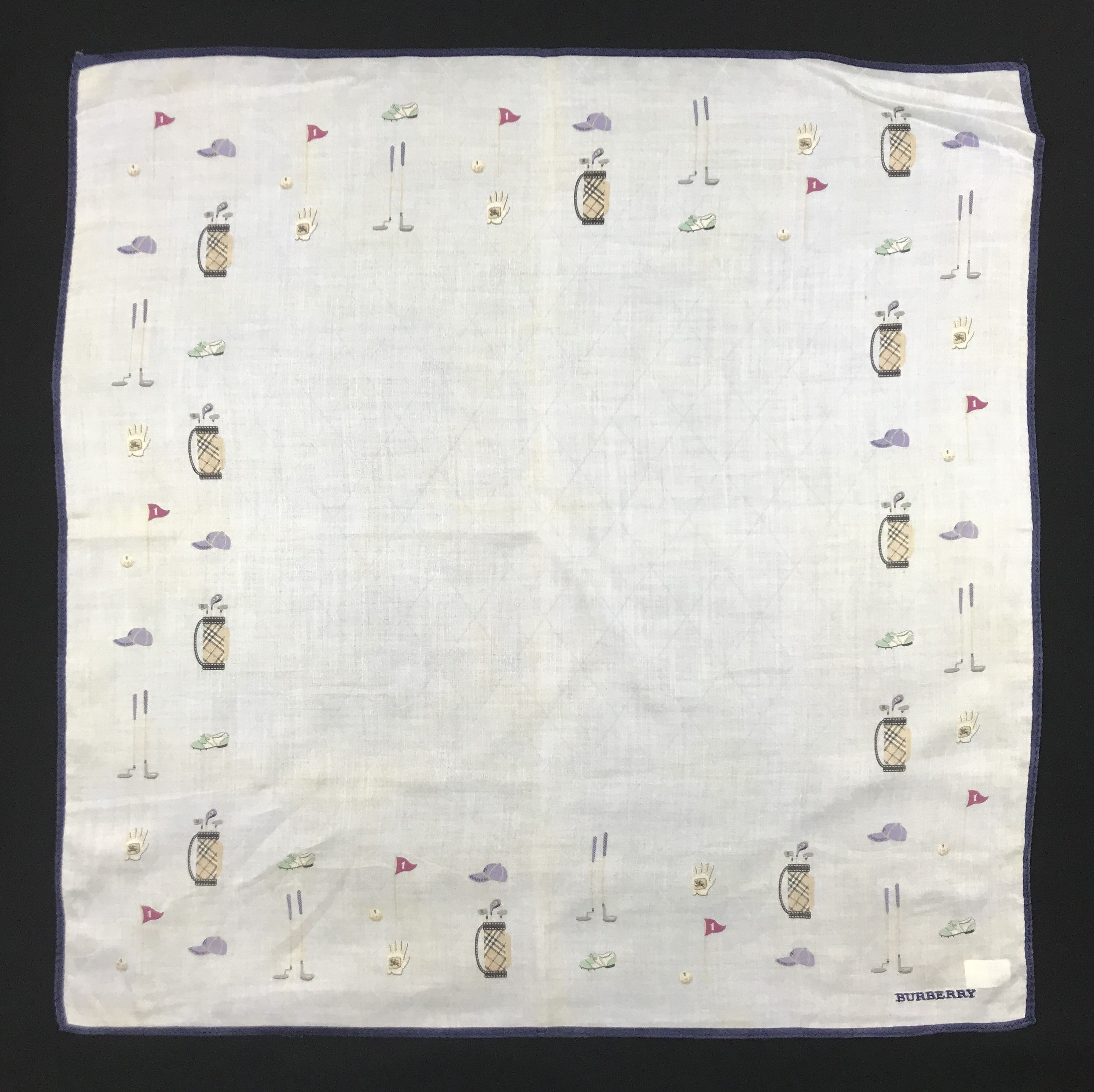 Burberry × Vintage Vintage Burberry Bandana Neckerchief Handkerchief Size ONE SIZE - 1 Thumbnail