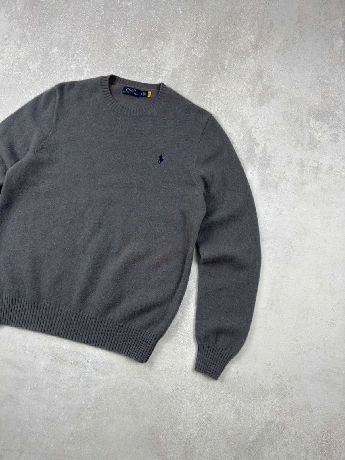 Polo Ralph Lauren Polo Ralph Lauren Wool Alpaca Hair Grey Sweater Crew Neck Size US XL / EU 56 / 4 - 3 Thumbnail