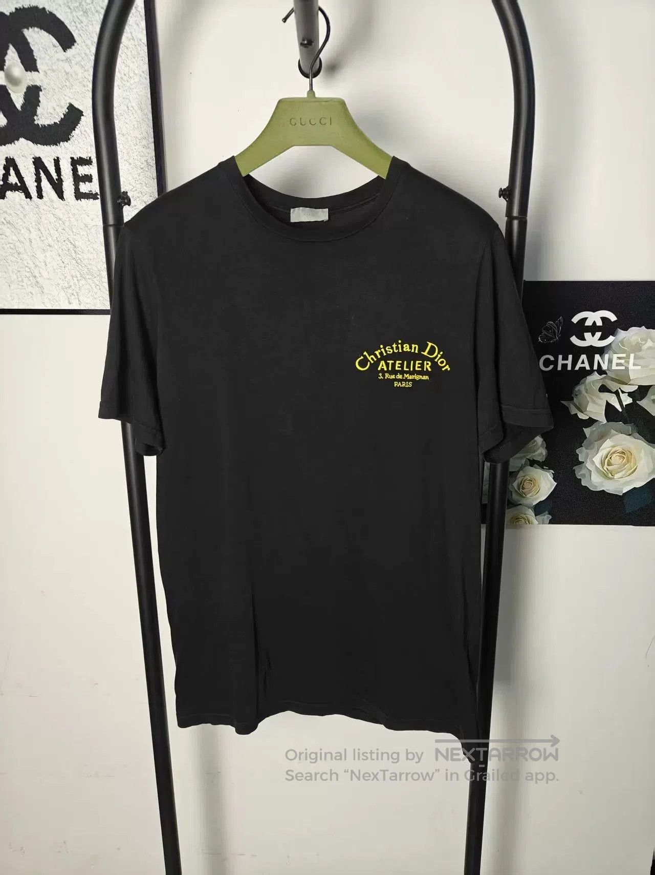 Dior Dior Embroidered Logo Short Sleeve T-Shirt. Size US M / EU 48-50 / 2 - 1 Thumbnail