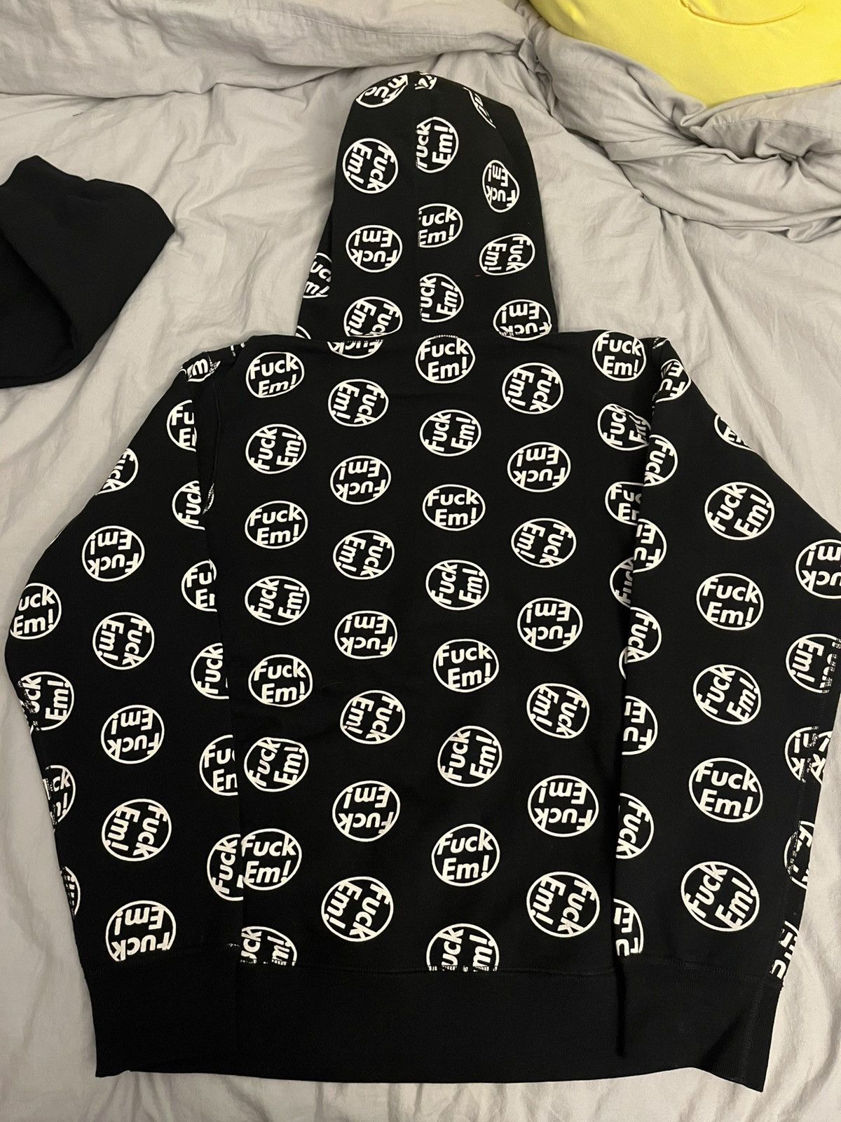 Supreme Supreme fuck em hoodie black Size US M / EU 48-50 / 2 - 6 Thumbnail