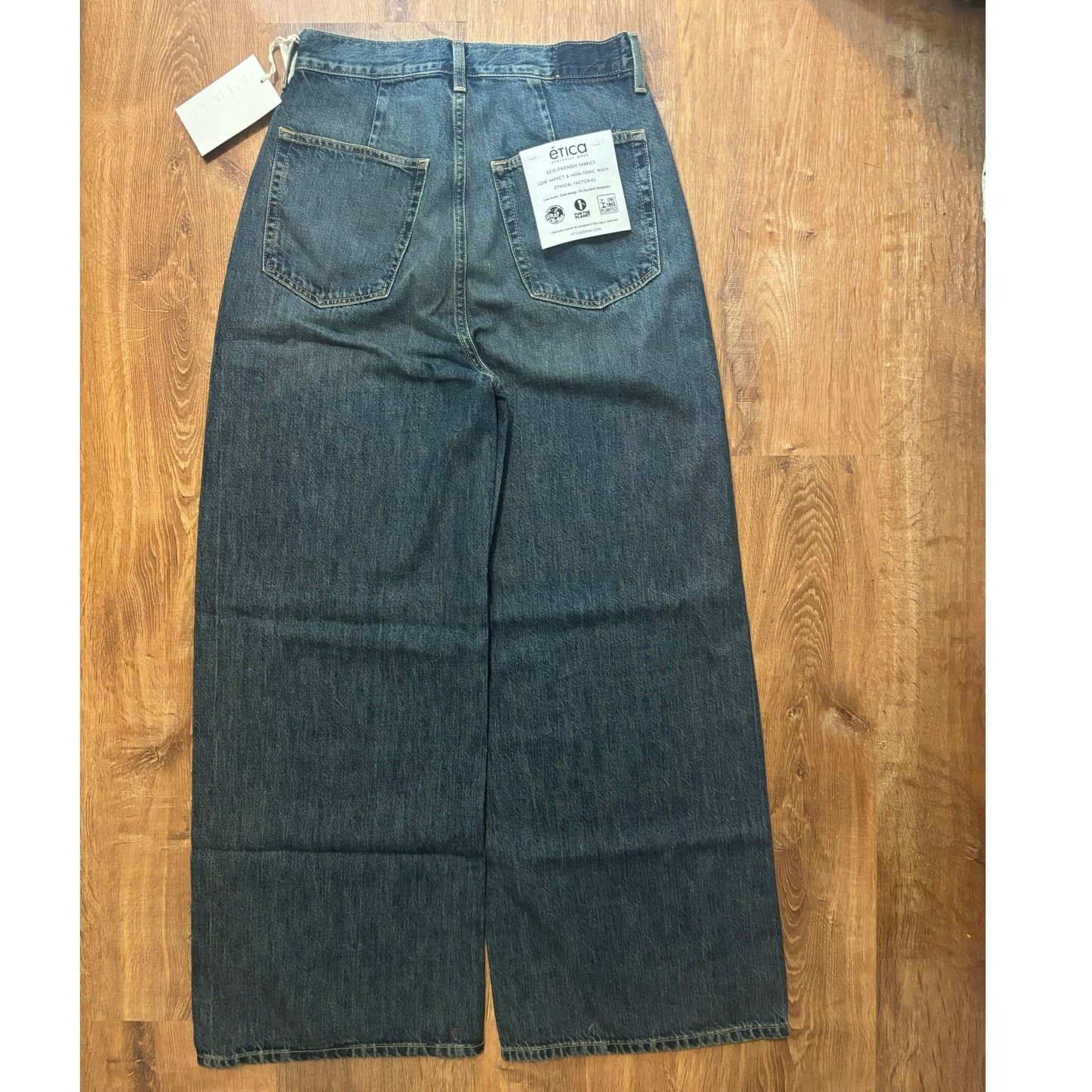 ETICA NWT Etica X Anthropologie Marley Ultra High Rise Jean 28 Size 28" / US 6 / IT 42 - 9 Thumbnail