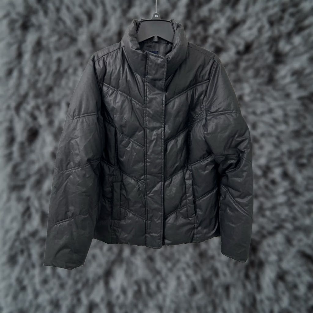 Gap Gap Puffer Jacket Womens M Black Full Zip Quilted L/S Pockets Zipper Winter Fall Casual Travel Men? No Size M / US 6-8 / IT 42-44 - 1 Thumbnail