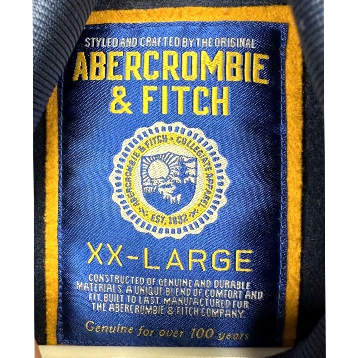 Abercrombie & Fitch Abercrombie & Fitch Jacket Womens 2XL Blue Full Zip Performance Embroidered Logo Jacket Size XXL / US 16-18 / IT 52-54 - 5 Thumbnail