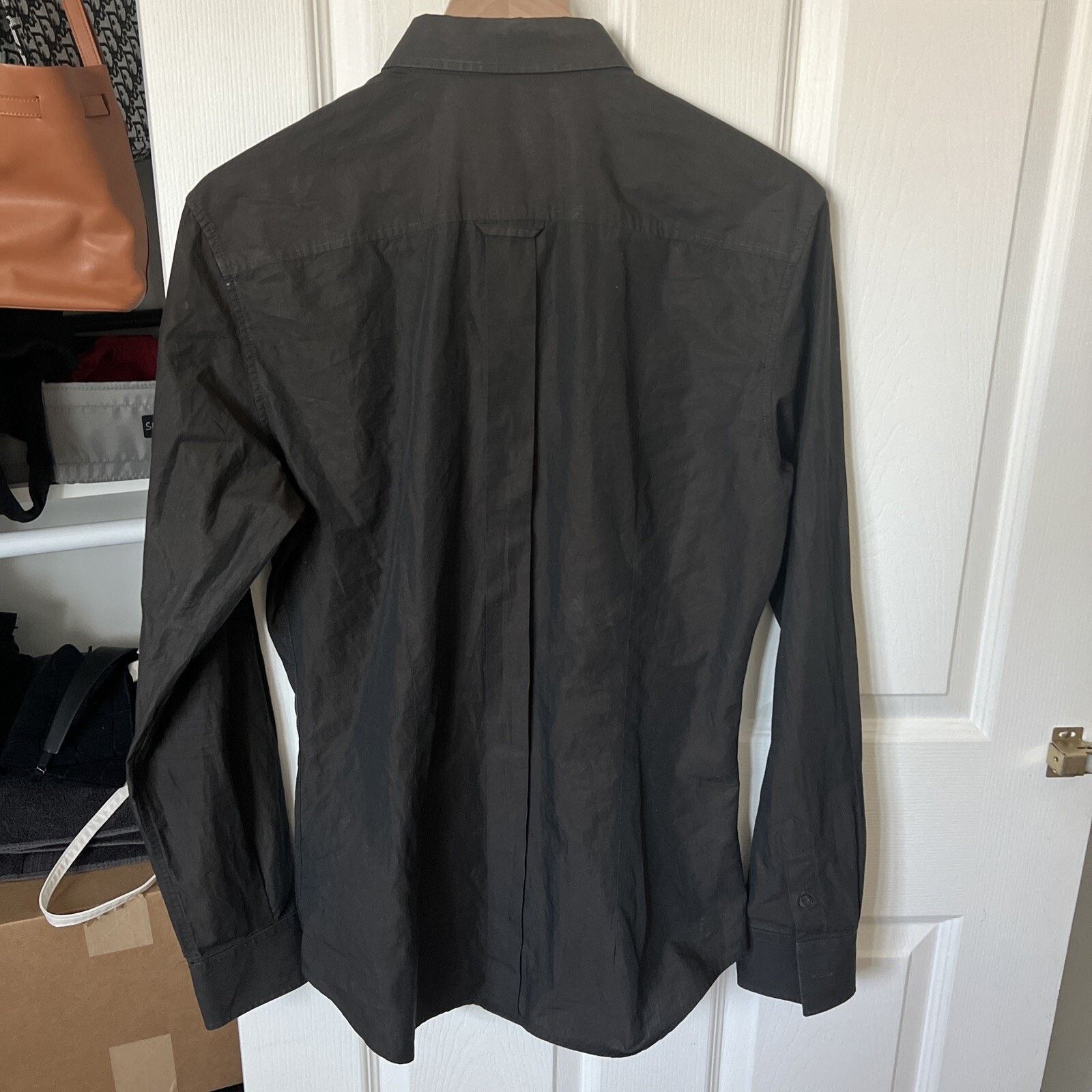 Dolce & Gabbana Dolce Gabbana Brown Dress Slim Shirt Men Size 48 Size US M / EU 48-50 / 2 - 6 Thumbnail