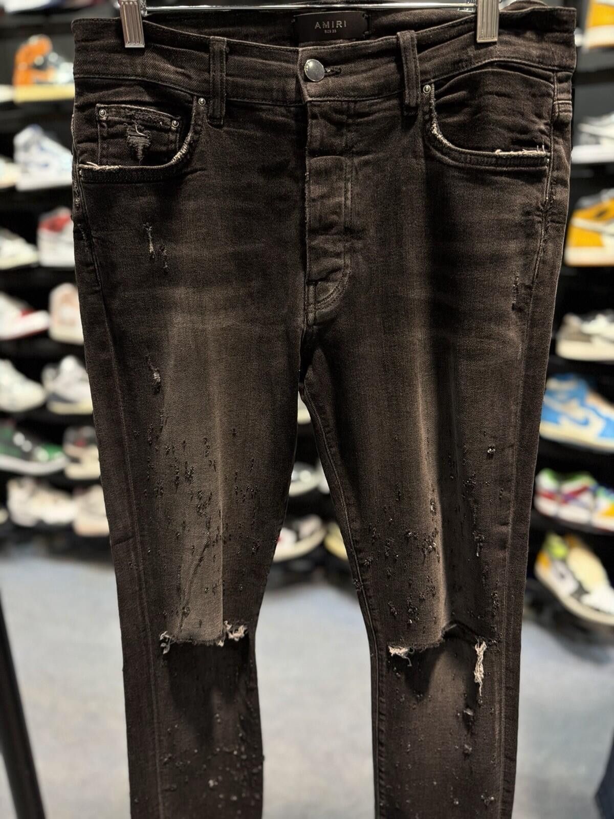 Amiri Size 33 - Amiri Black Pants Jeans 100% Authentic Size US 33 - 4 Thumbnail