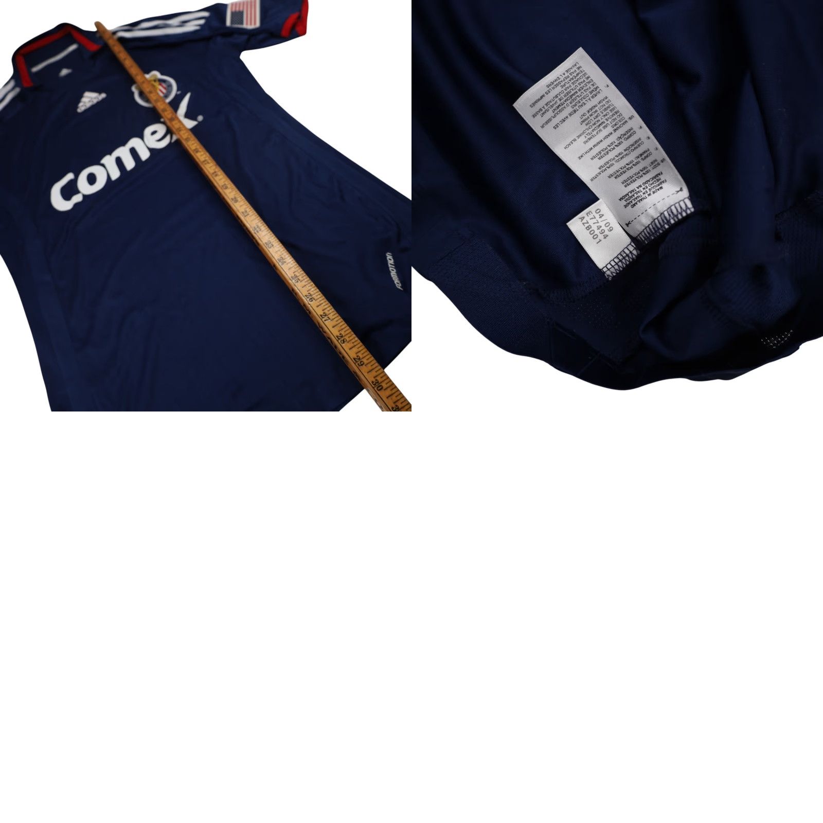 Adidas VINTAGE 2009 Adidas Club Deportivo Chivas USA Soccer Jersey Blue M Mens Size US M / EU 48-50 / 2 - 8 Thumbnail