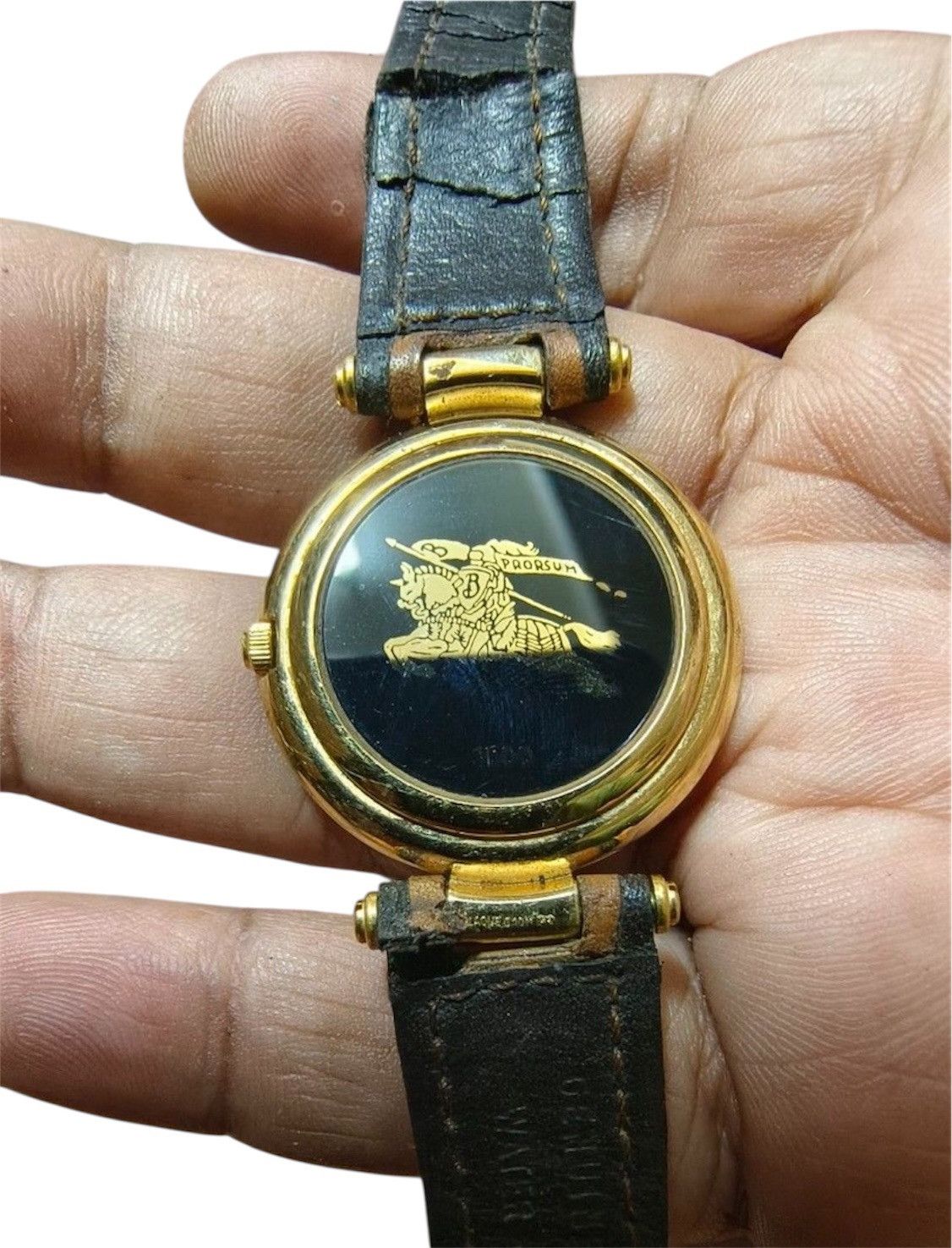 Burberry Prorsum Vintage Burberry gold watch Size ONE SIZE - 4 Thumbnail