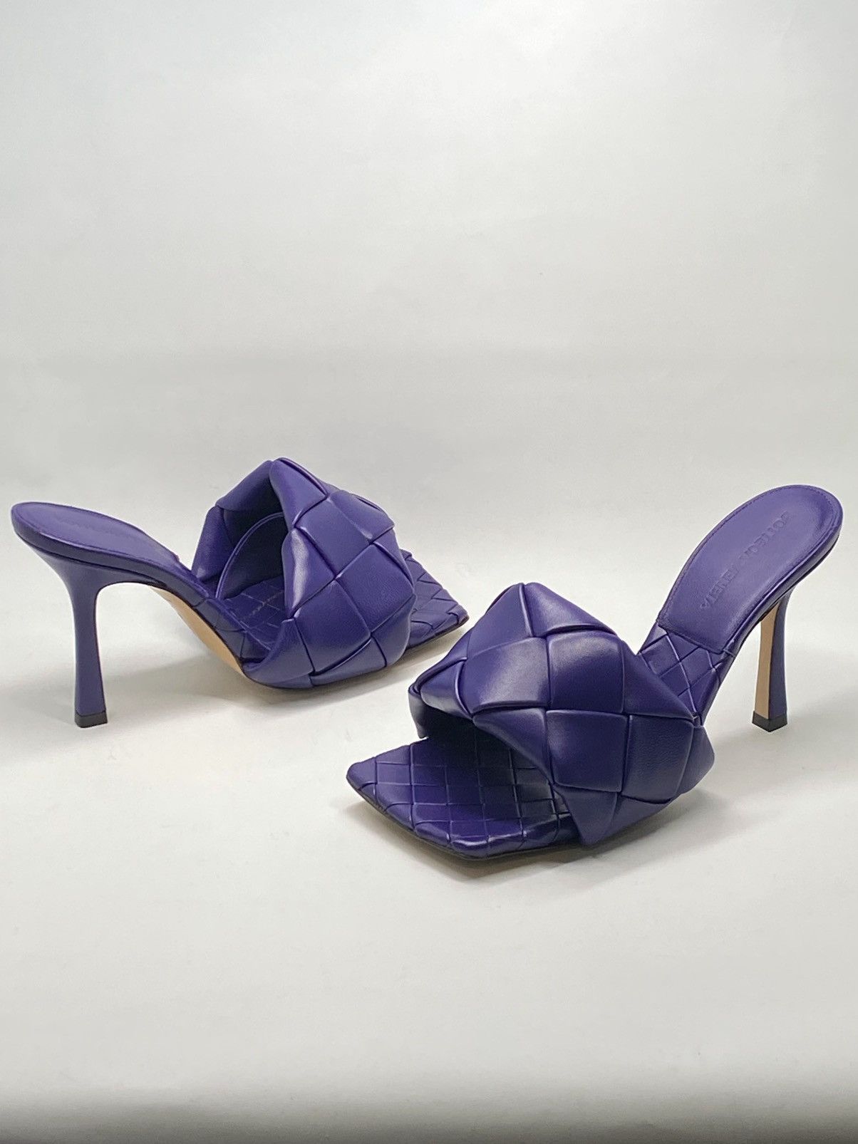Bottega Veneta Bottega Veneta Intrecciato Lido Heeled Sandals size 37 Size US 7 / IT 37 - 10 Thumbnail