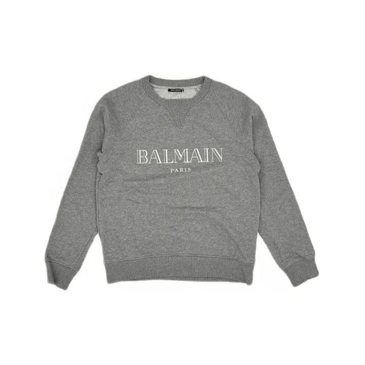 Balmain Balmain Casual Graphic Crewneck Sweatshirt -2507 Size US S / EU 44-46 / 1 - 1 Thumbnail