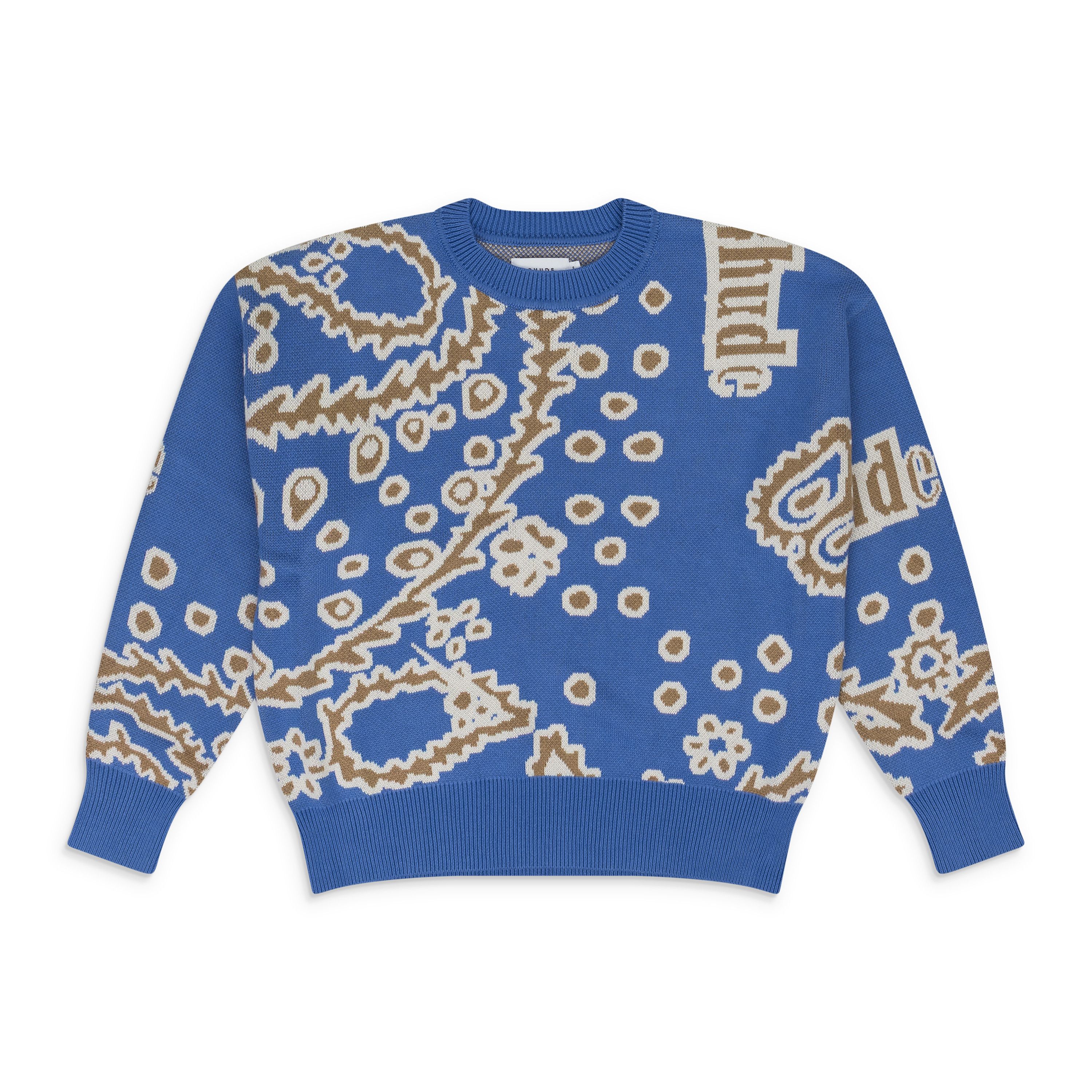 Rhude Bandana Knit Sweater SIZE L Size US L / EU 52-54 / 3 - 1 Thumbnail