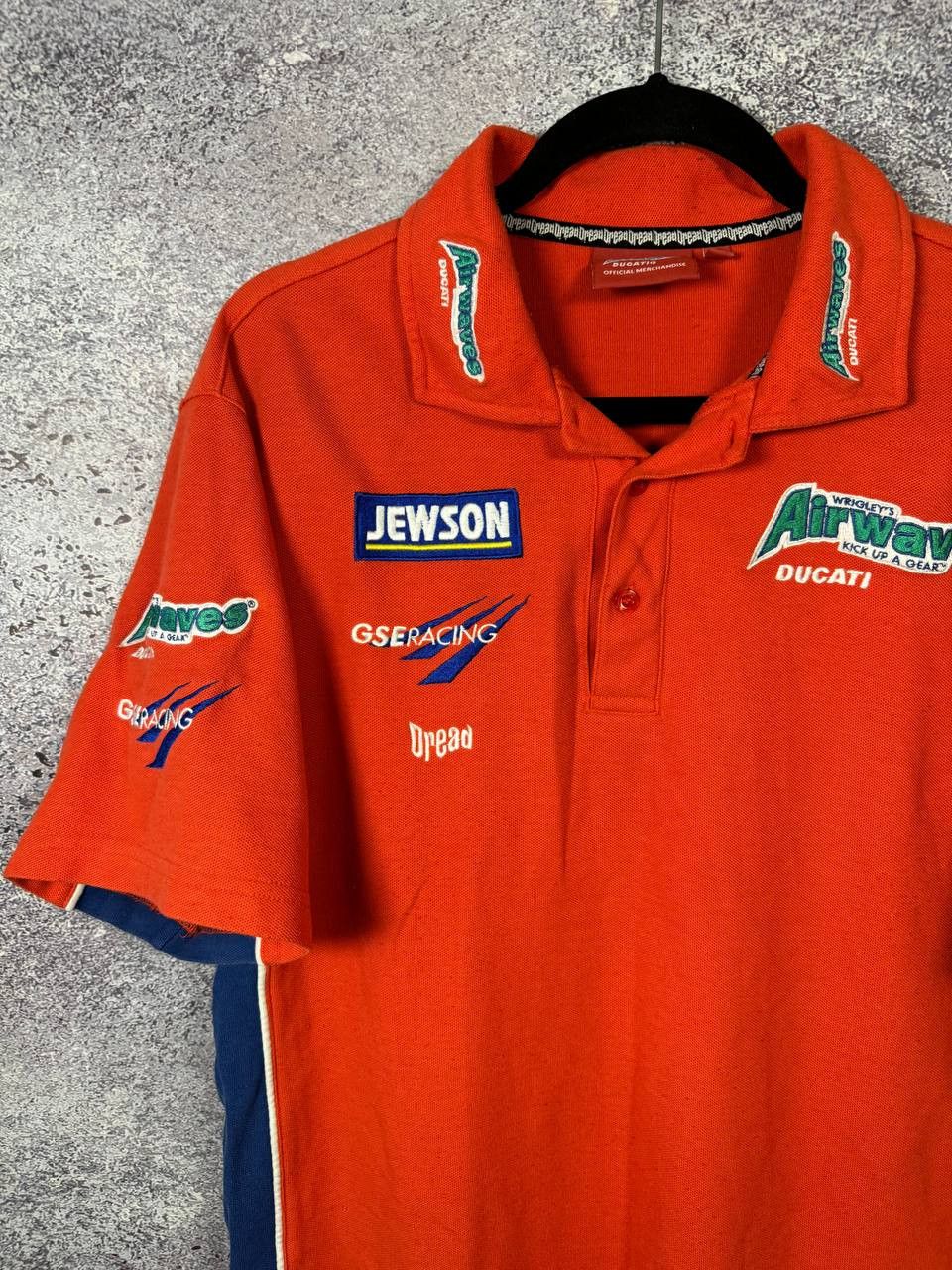Ducati Ducati Airwaves Dread F1 Racing Polo Shirt Large Size US L / EU 52-54 / 3 - 3 Thumbnail
