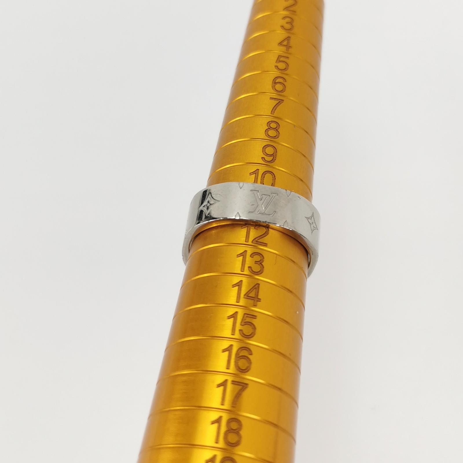 Louis Vuitton Louis Vuitton (LV) Nanogram Logo Ring Size 12 -z2505 Size ONE SIZE - 4 Thumbnail
