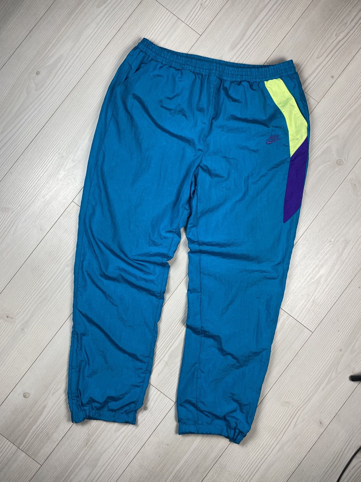 Vintage 90s Nike vintage retro pants drill y2k style Size US 34 / EU 50 - 1 Thumbnail