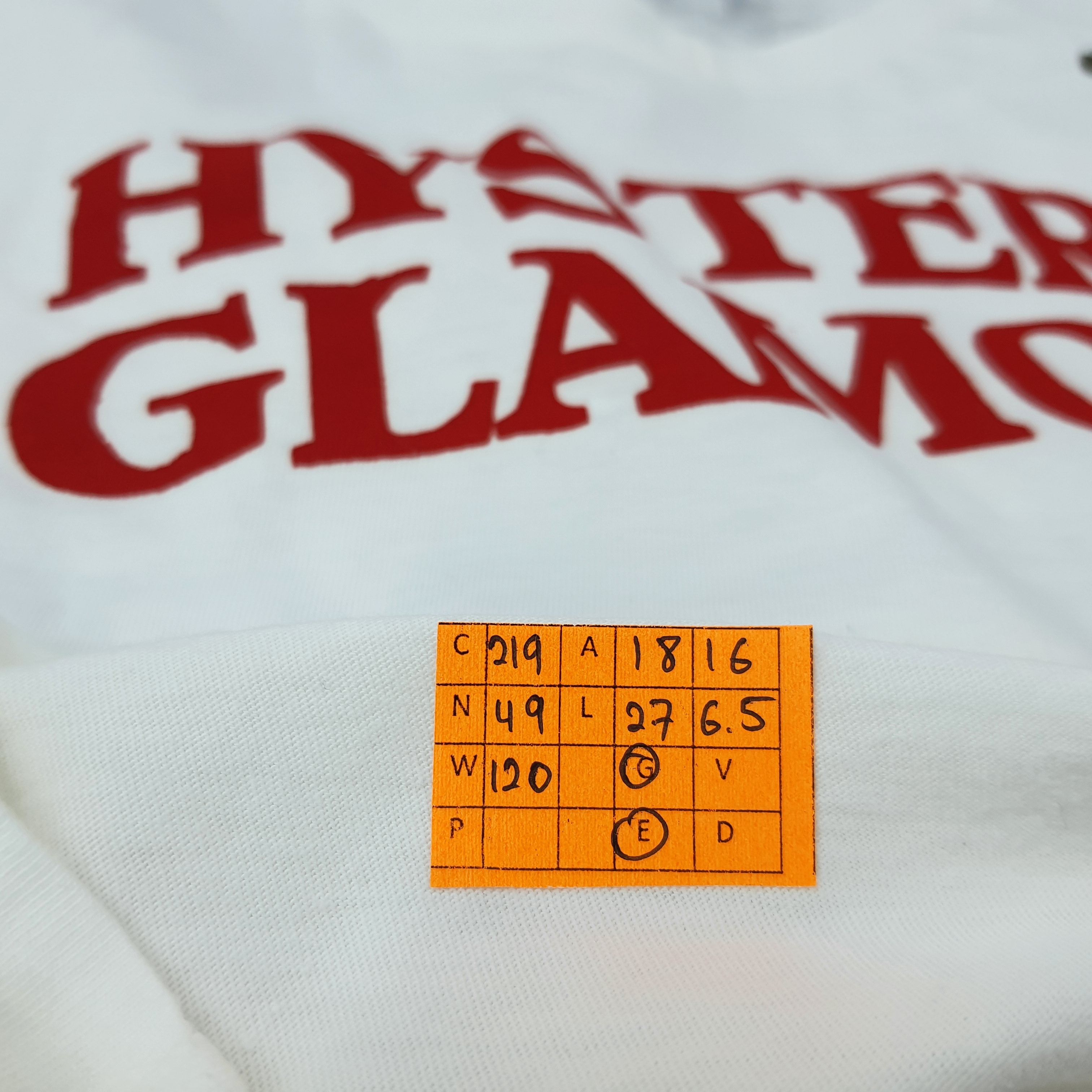 Hysteric Glamour × Japanese Brand × Vintage Vintage Hysteric Glamour Japan Custom Logo Tshirt C219N49 Size S / US 4 / IT 40 - 9 Thumbnail