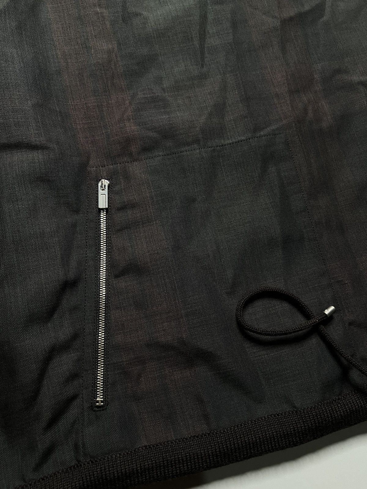 Hermes Hermes Assymetrical Neck Zip Wool Poly Technical Knit Hoodie Size US XL / EU 56 / 4 - 11 Thumbnail