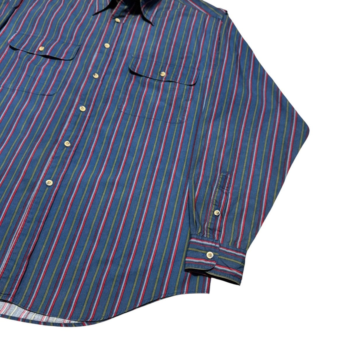 Christian Dior Monsieur Vintage Christian Dior Monsieur Striped Shirt Oversized Size US L / EU 52-54 / 3 - 4 Thumbnail