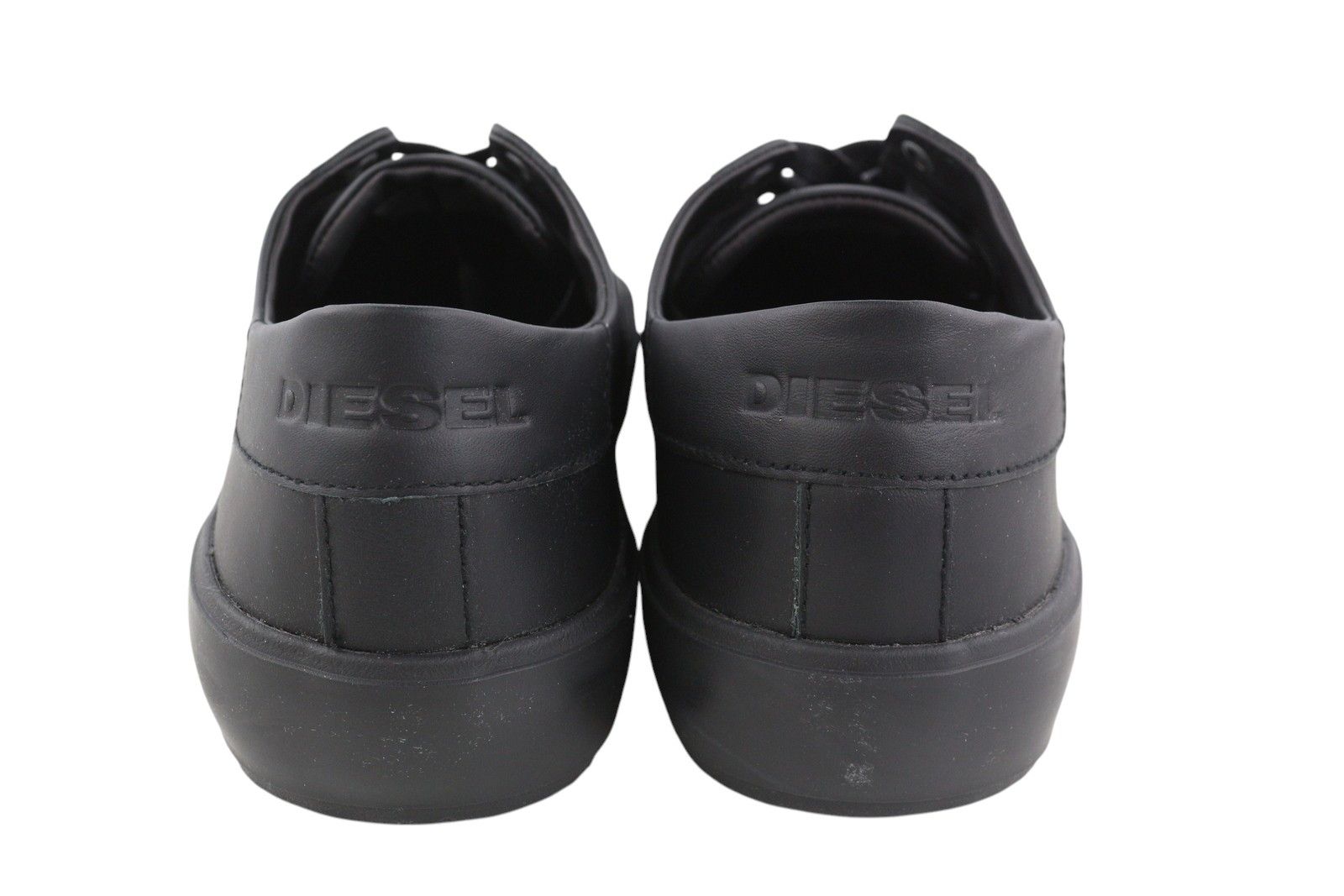 Diesel S-MYDORI LC EU45 Leather Black 41577 Size US 12 / EU 45 - 6 Thumbnail
