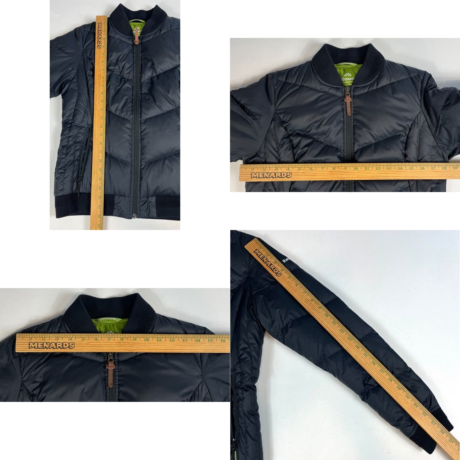 Kathmandu VINTAGE Kathmandu Women's Down Bomber Jacket Sz 8 Black Quilted Fall Winter Casual Mens Womens Girls Size M / US 6-8 / IT 42-44 - 10 Thumbnail
