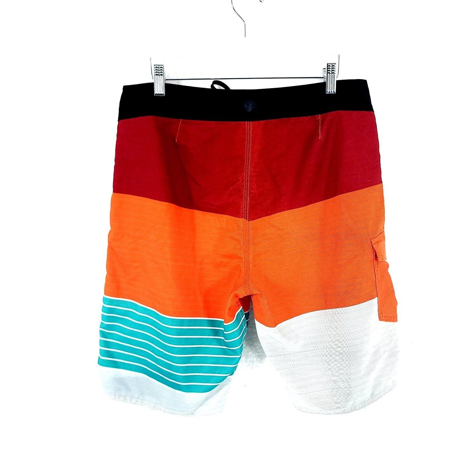 O'Neill O'Neill Red Orange Blue Patchwork Board Shorts Cargo Pocket Size US 34 / EU 50 - 5 Thumbnail