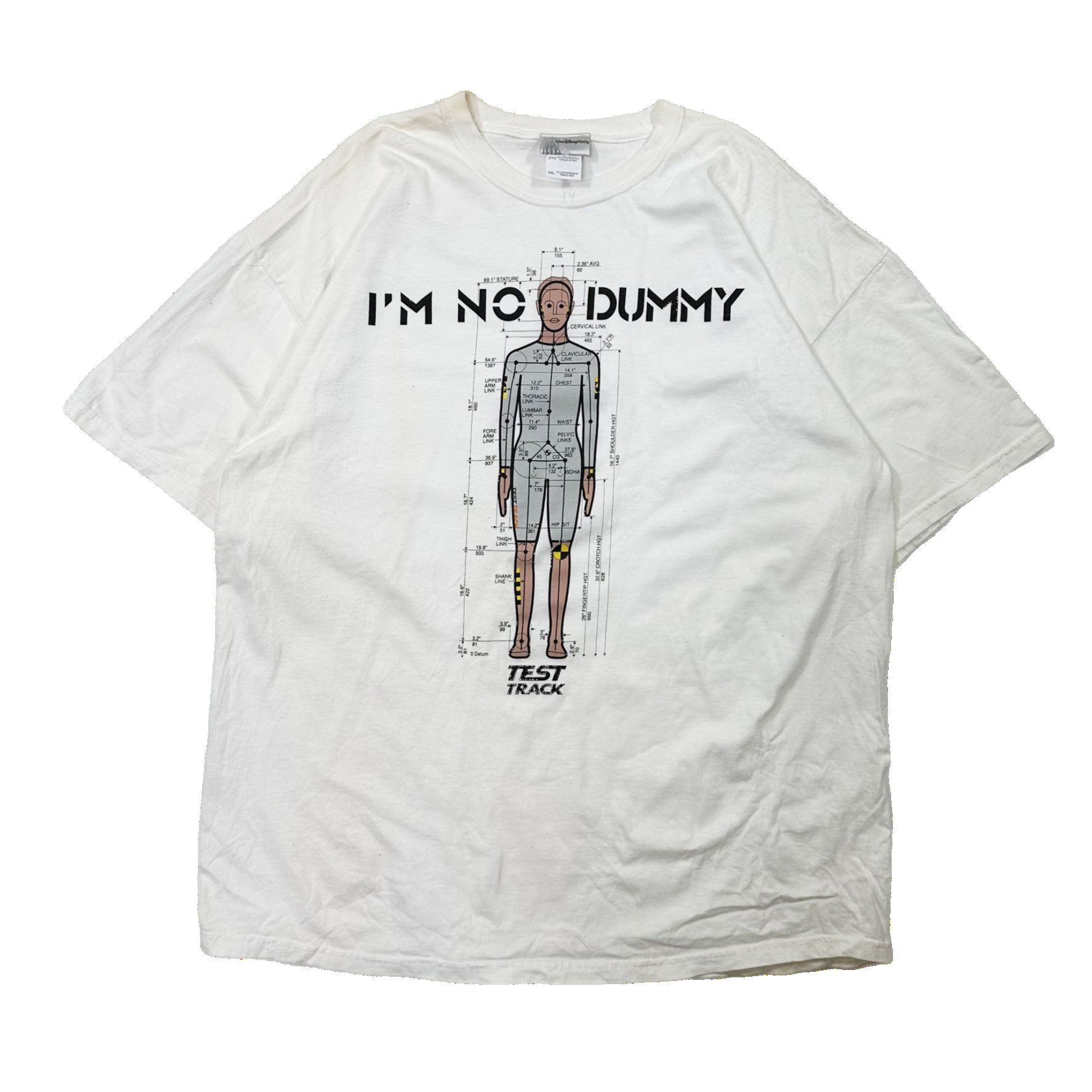 Vintage Vintage 00s Walt Disney World I'm No Dummy Graphic T Shirt Size US XXL / EU 58 / 5 - 1 Thumbnail