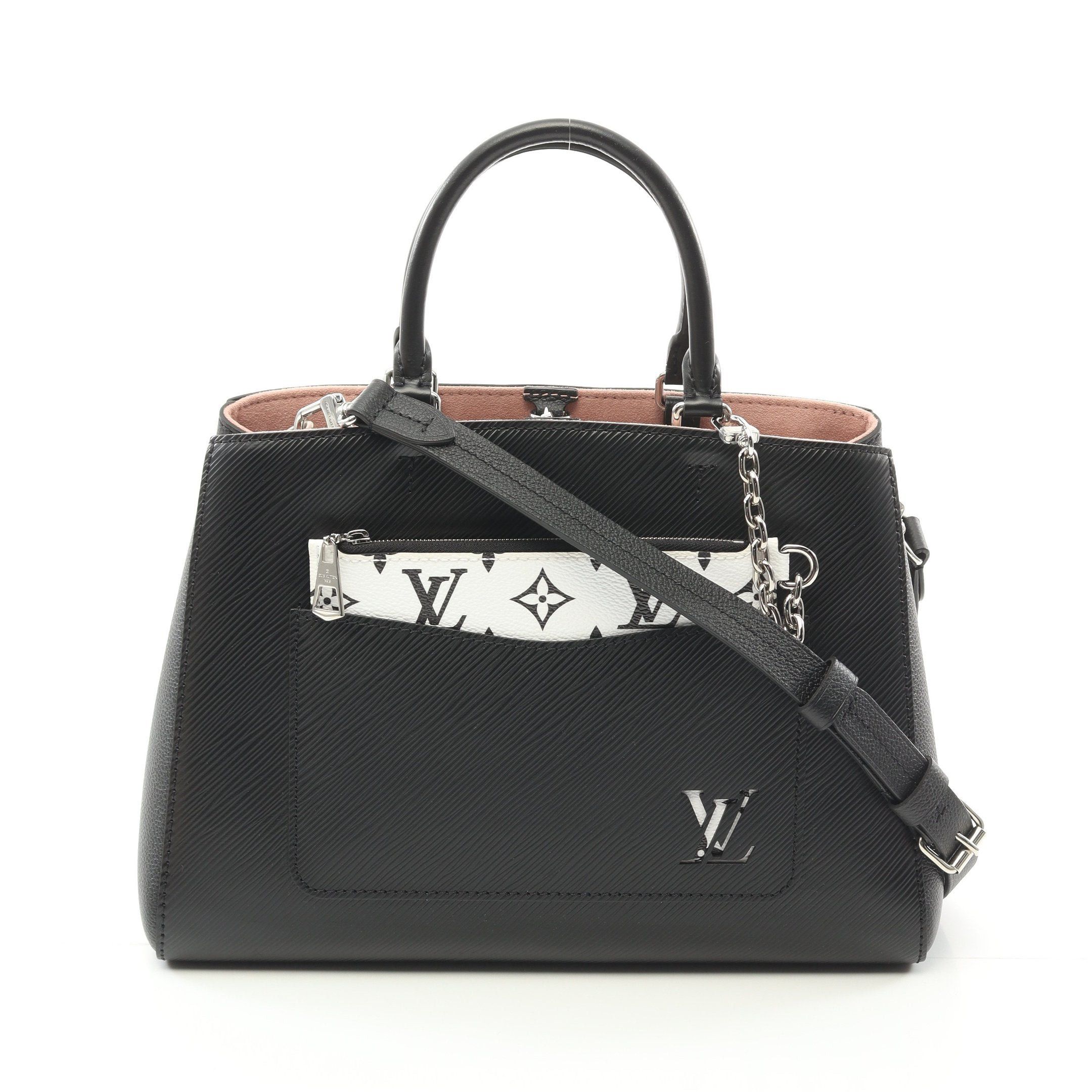 Louis Vuitton Louis Vuitton Marel Tote Mm Epi Noir Handbag Leather Black Size ONE SIZE - 1 Thumbnail